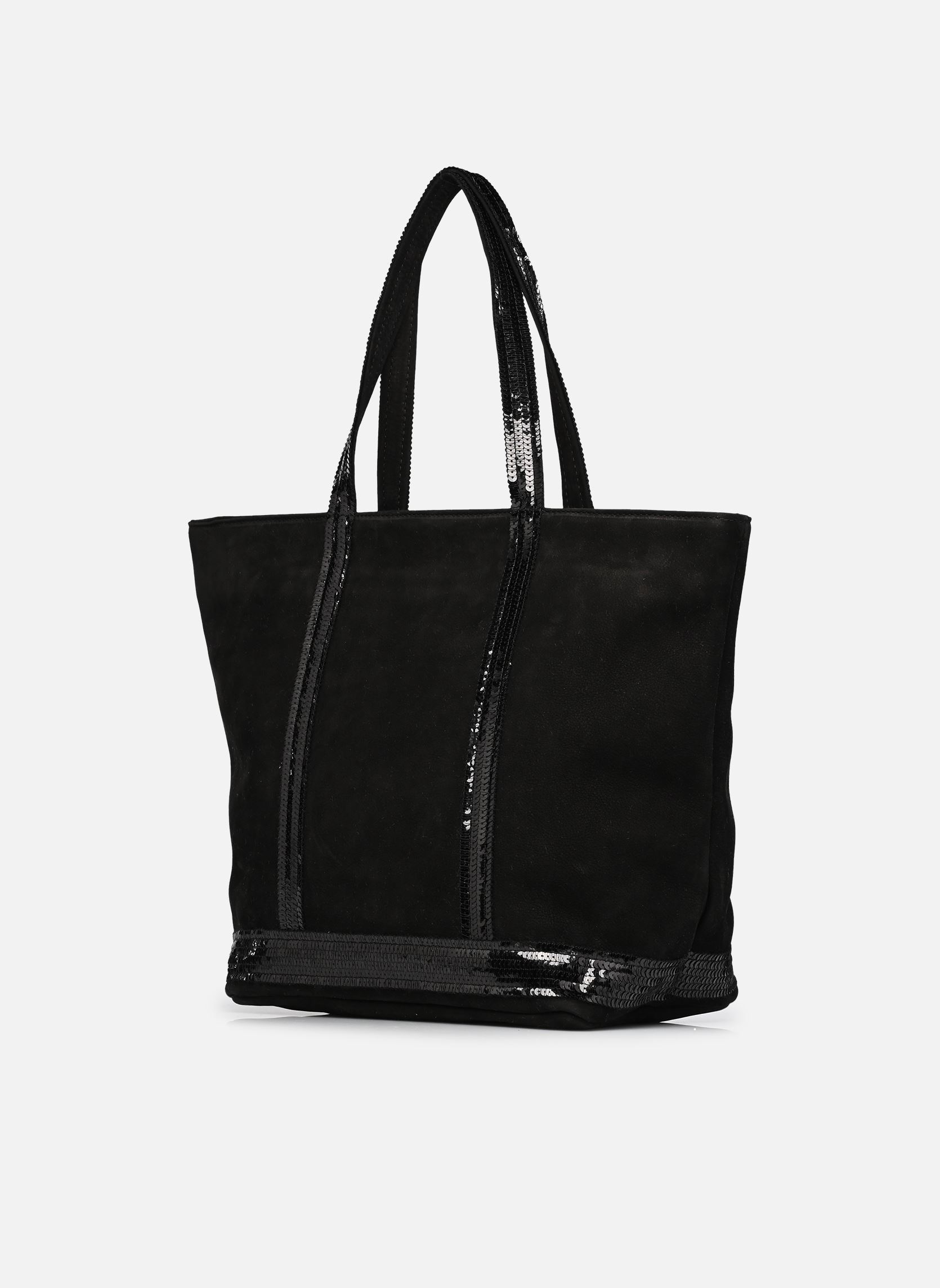 Taschen Cabas M Zippé en cuir damen schwarz Vanessa Bruno Taschen Cabas M Zippé en cuir damen schwarz NOIR