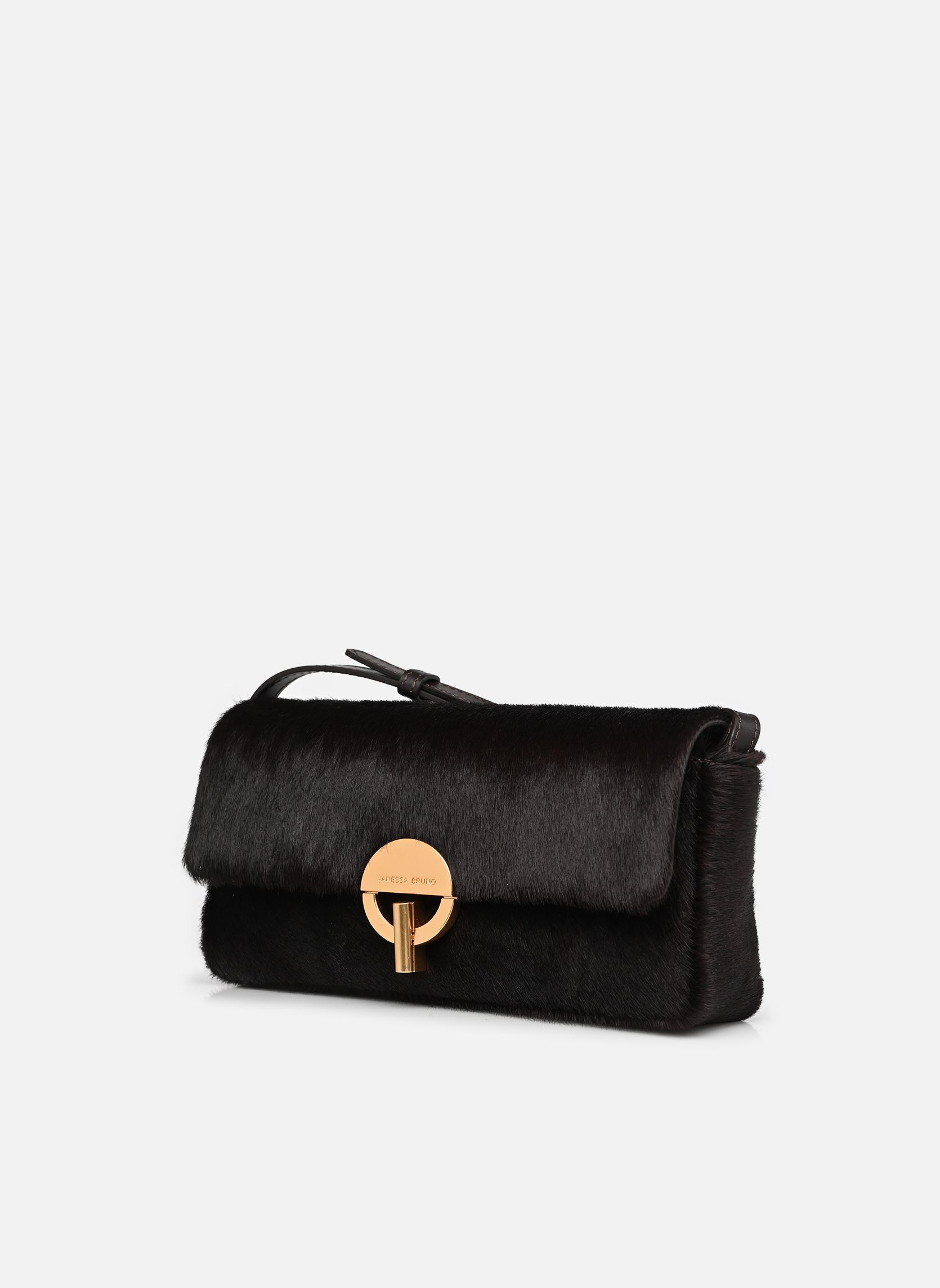 Taschen Moon Slim Pochette Fourrure damen schwarz Vanessa Bruno Taschen Moon Slim Pochette Fourrure damen schwarz AMER