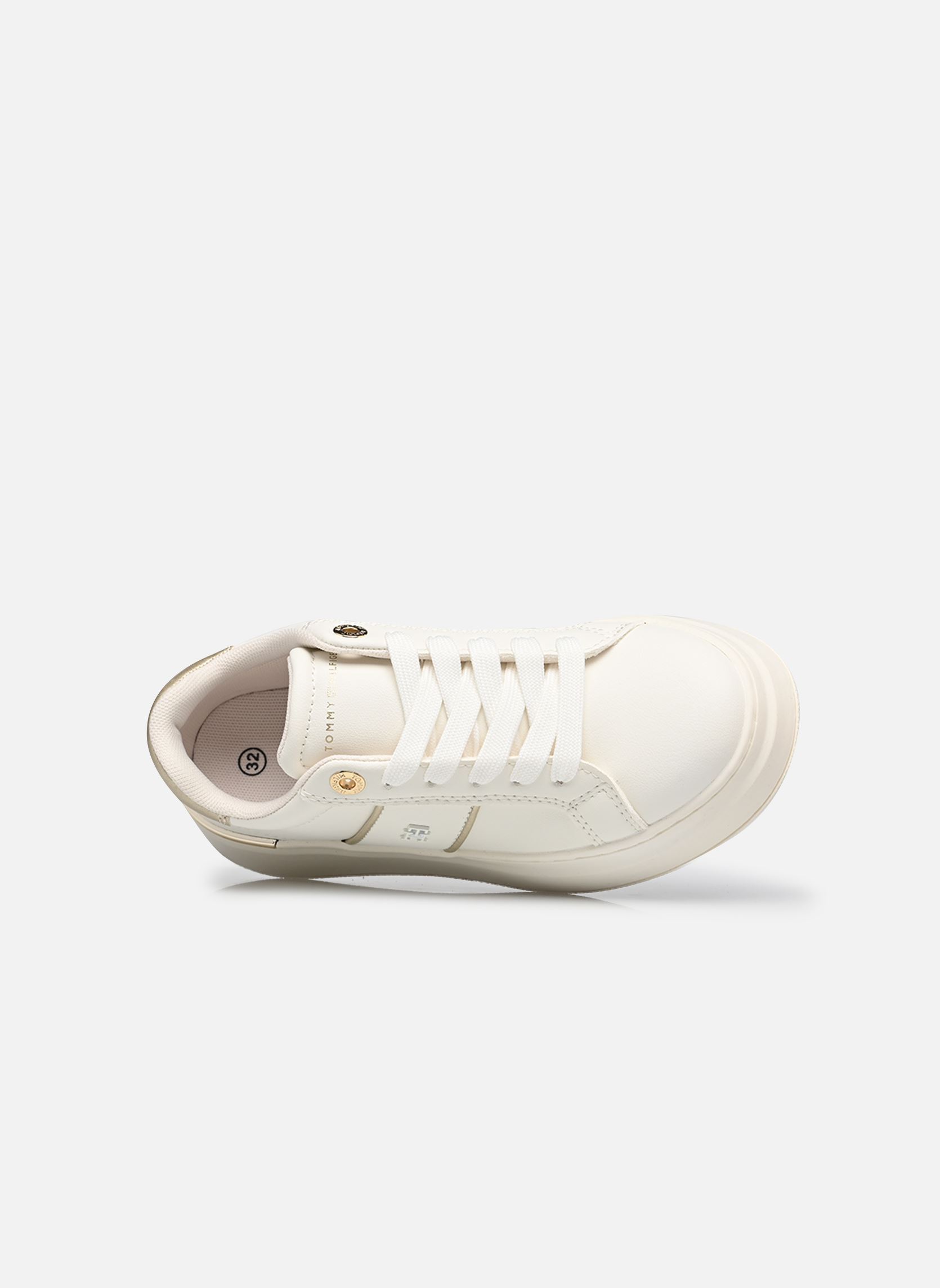Niedrige Sneaker Mila T3A9-35091 mädchen weiß Tommy Hilfiger Niedrige Sneaker Mila T3A9-35091 mädchen weiß OFF WHITE/PLATINUM