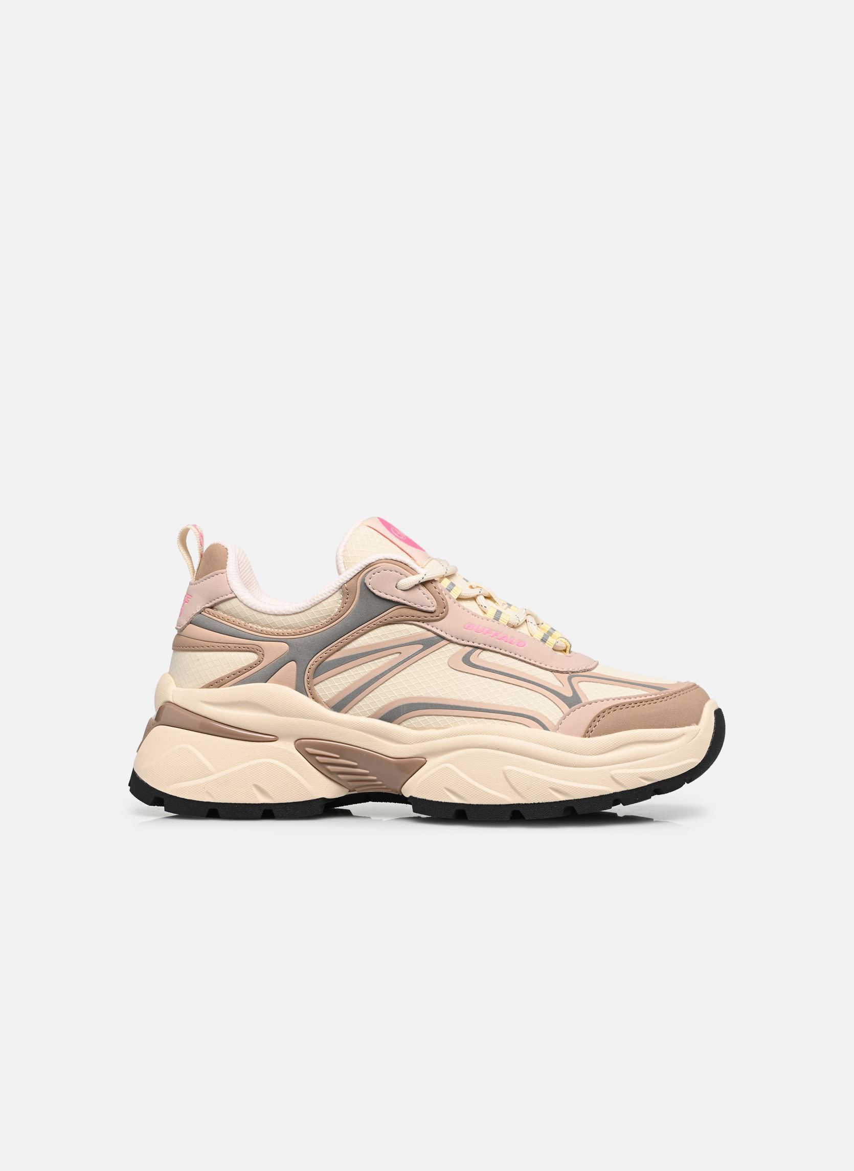 Baskets Claw femme beige Buffalo Baskets Claw femme beige CREAM/ROSE