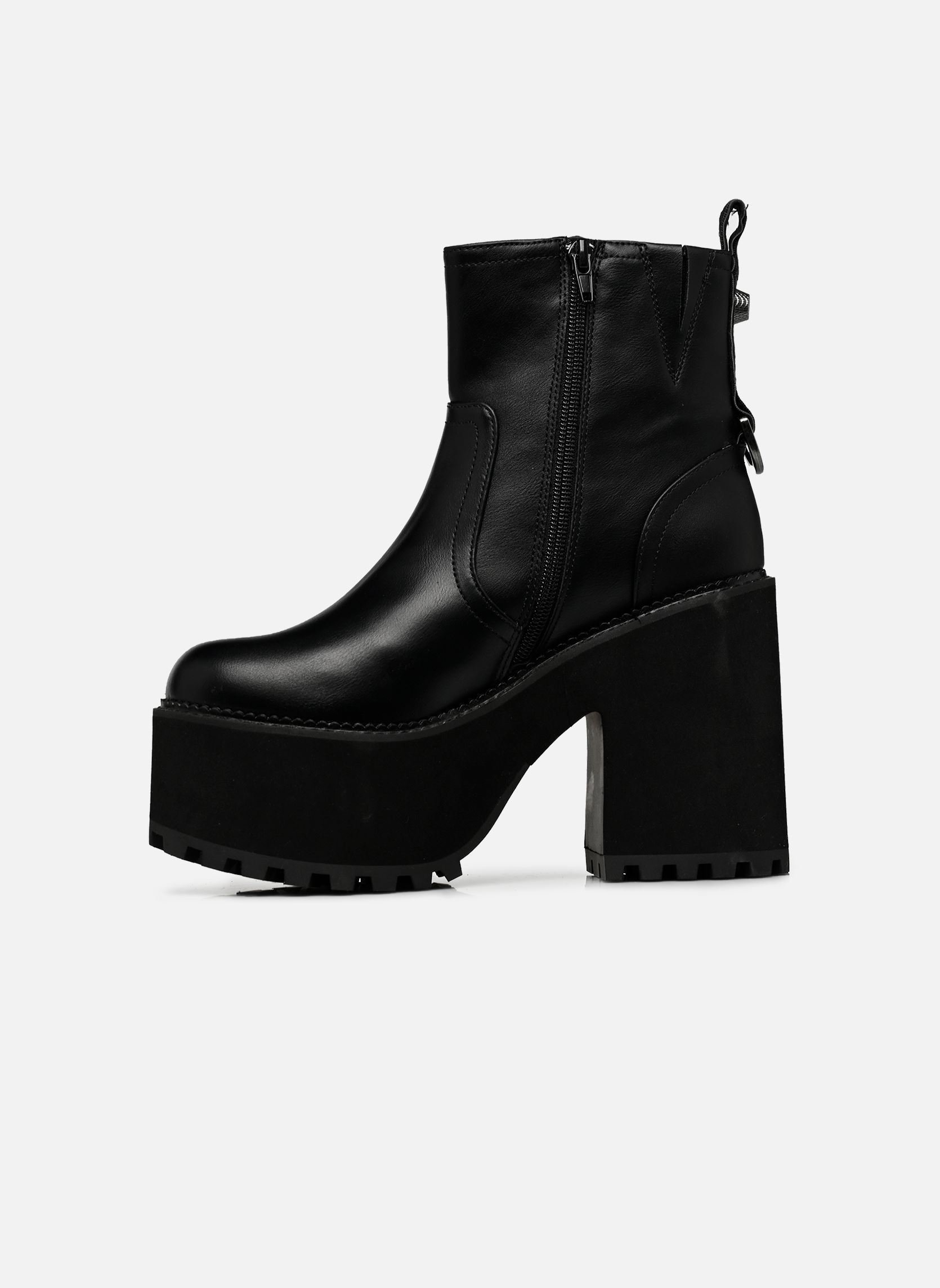 Enkellaarzen en boots Killah Zip Boot Mid dames zwart Buffalo Enkellaarzen en boots Killah Zip Boot Mid dames zwart BLACK