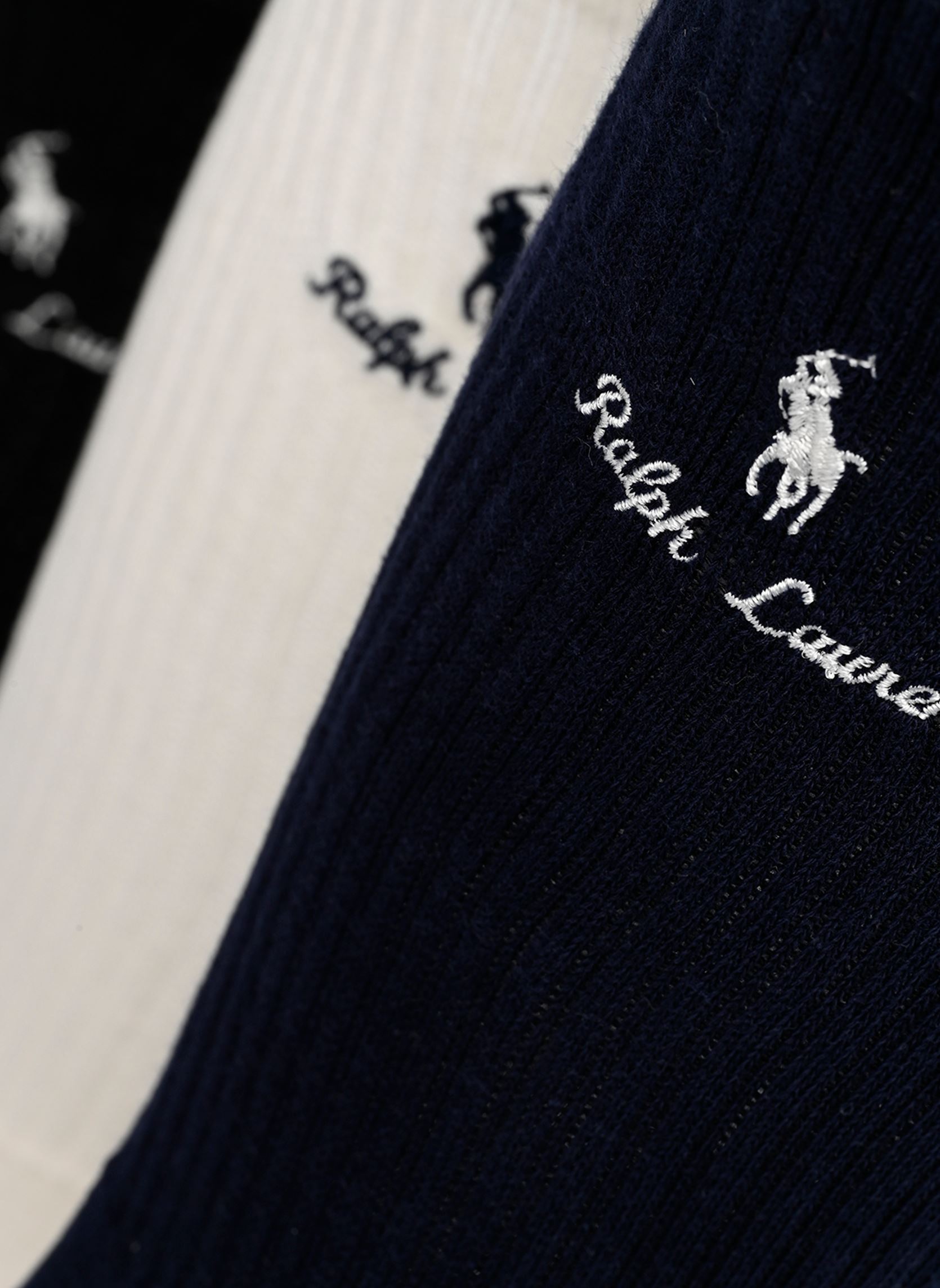 Socken Dbl Logo Crw-Crew Sock-3 Pack herren mehrfarbig Polo Ralph Lauren Socken Dbl Logo Crw-Crew Sock-3 Pack herren mehrfarbig CREAM NAVY BLACK