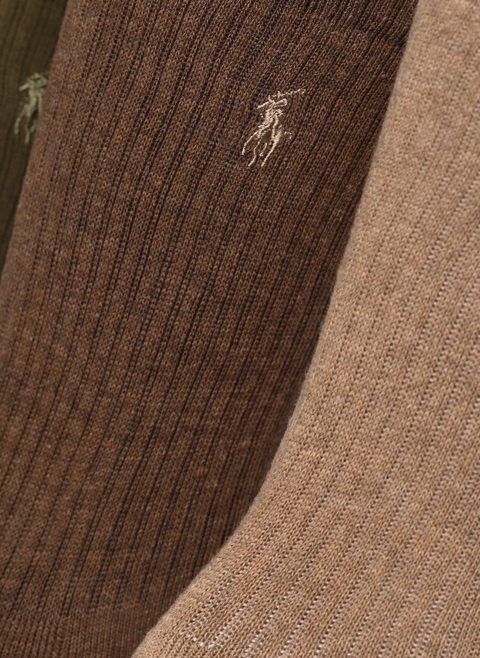 Socken Lot de 6 paires de chaussettes en coton herren braun Polo Ralph Lauren Socken Lot de 6 paires de chaussettes en coton herren braun BROWN ASSORTED