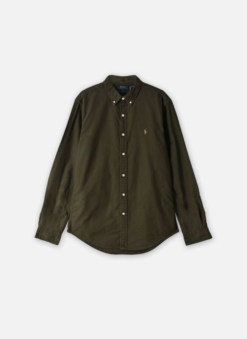 Polo Ralph Lauren Chemises Chemise Oxford Cintrée Teinte En Pièce 7 homme vert