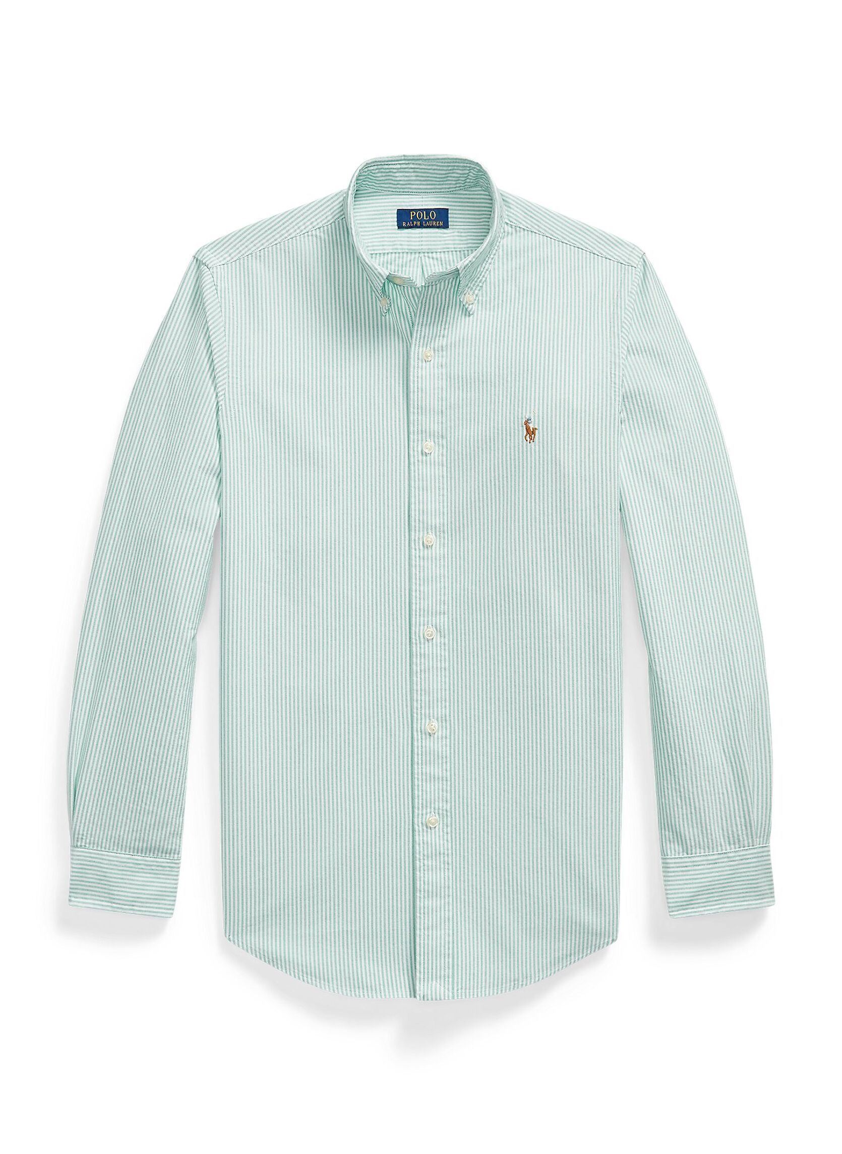 Chemises Cubdppcs-Long Sleeve-Sport Shirt 7109537 homme vert Polo Ralph Lauren Chemises Cubdppcs-Long Sleeve-Sport Shirt 7109537 homme vert 6636T SCARAB GREEN WHITE