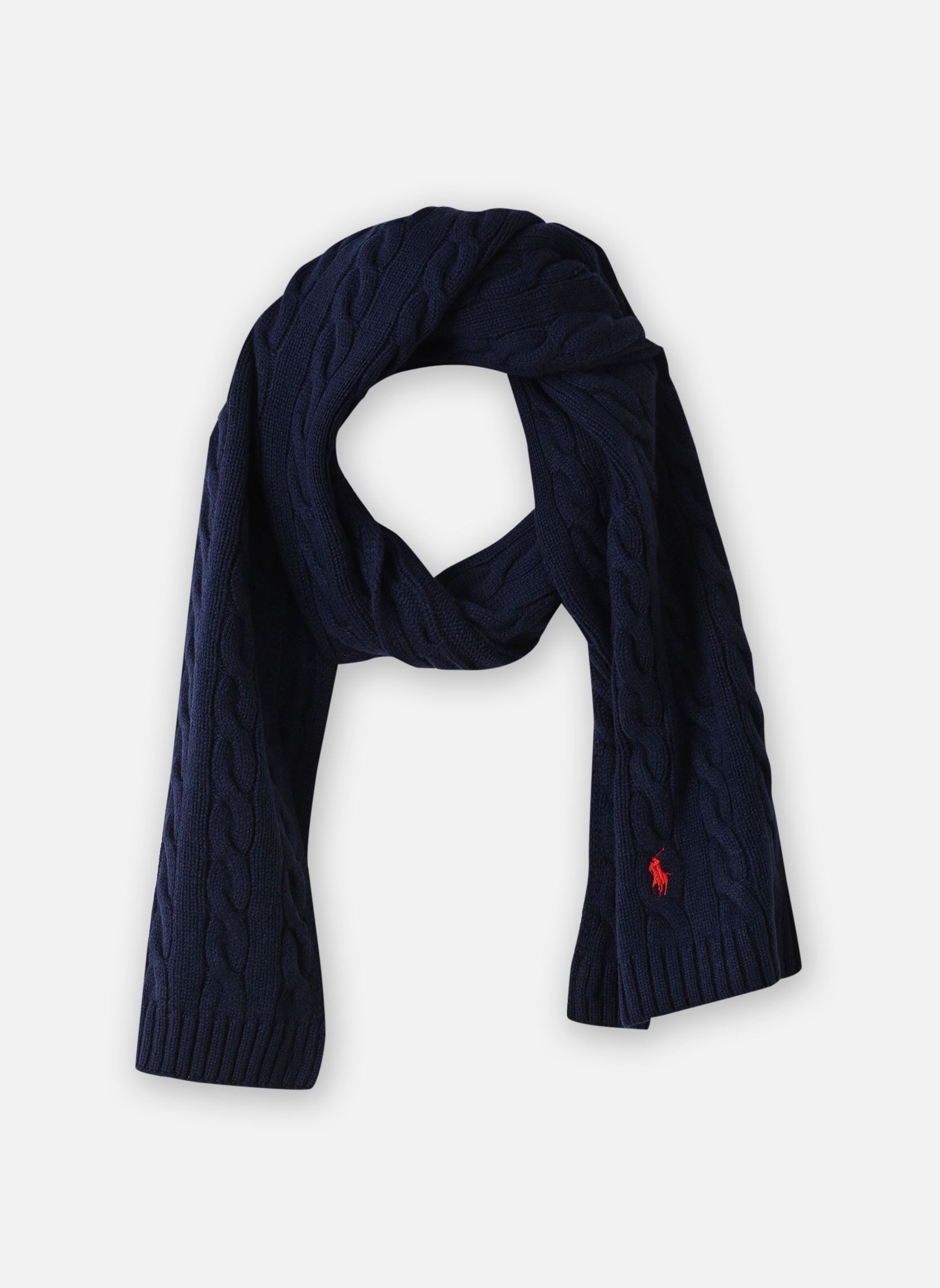 Echarpes et foulards Echarpe laine et cachemire torsadé 710B2 homme bleu Polo Ralph Lauren Echarpes et foulards Echarpe laine et cachemire torsadé 710B2 homme bleu HUNTER NAVY