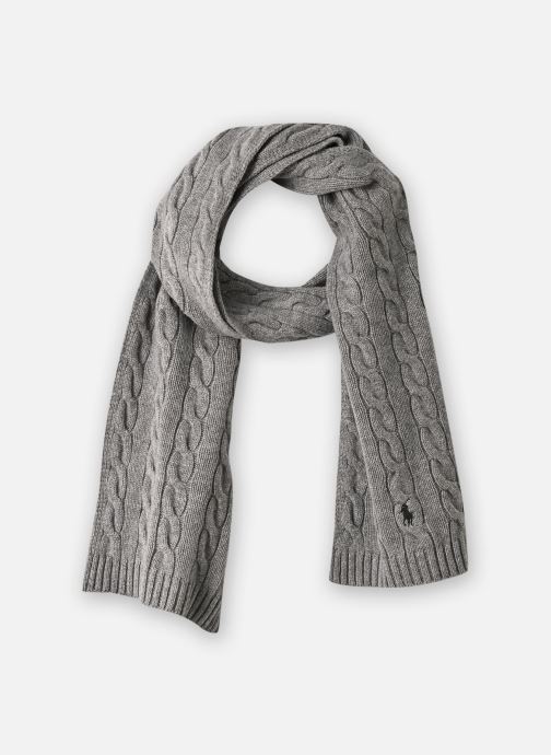 Polo Ralph Lauren Echarpes et foulards Echarpe laine et cachemire torsadé 710B2 homme gris