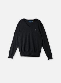 Pullover Pull col V en laine 710941105 herren grau