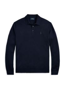 Pullover Pull col polo 710941104 herren marineblau
