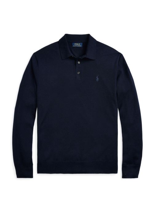 Polo Ralph Lauren Pullover Pull col polo 710941104 herren marineblau