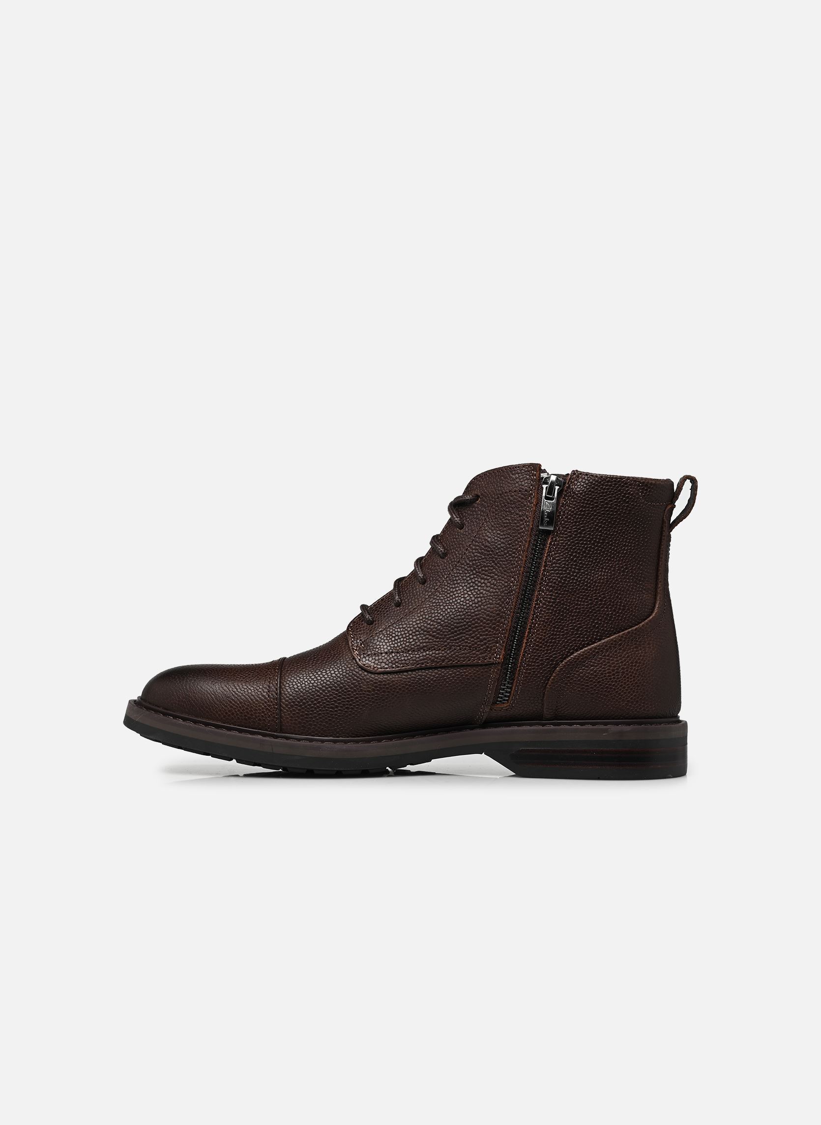 Enkellaarzen en boots Aldwin2 Cap heren bruin Clarks Enkellaarzen en boots Aldwin2 Cap heren bruin BROWN LEATHER