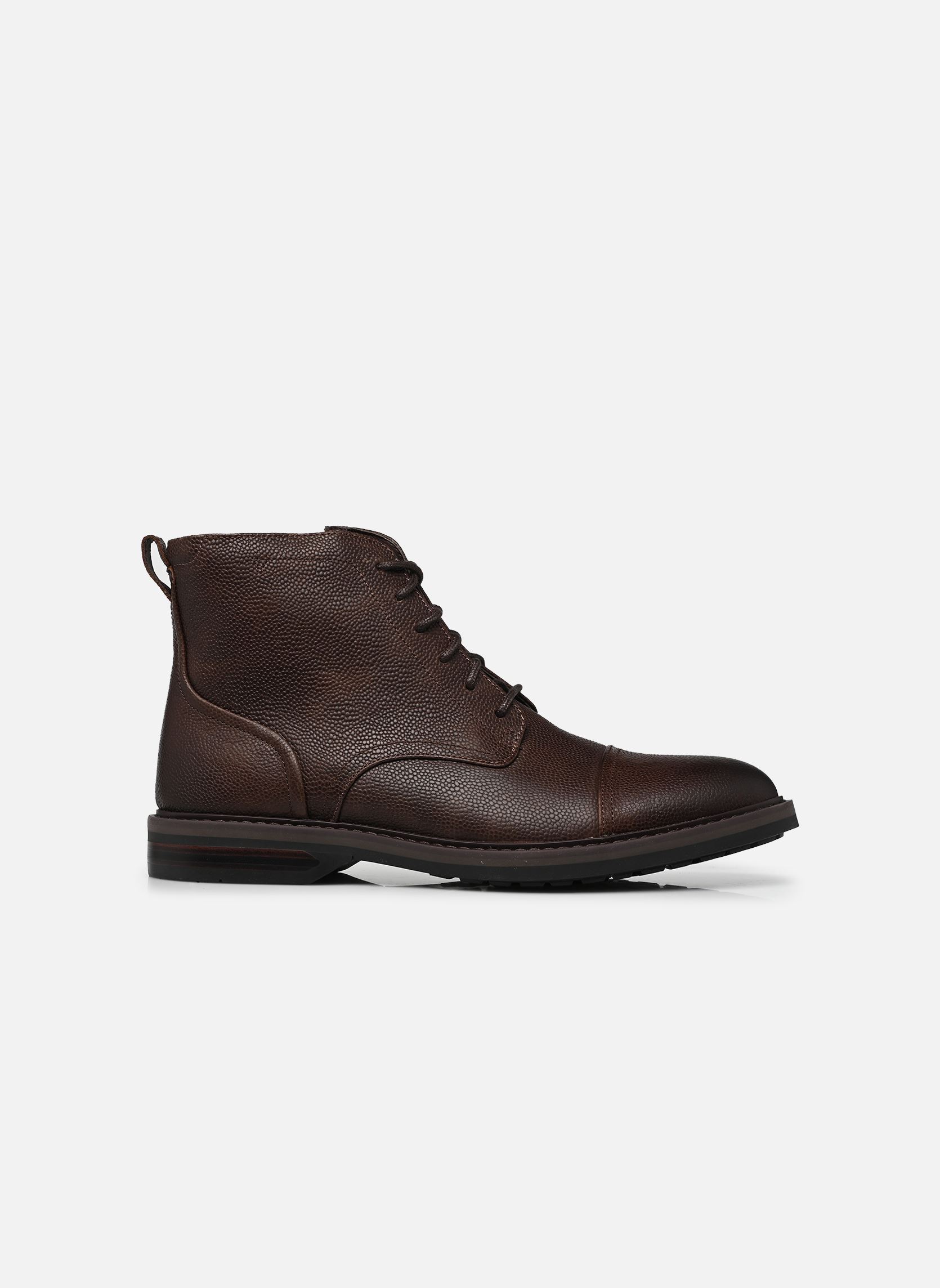 Enkellaarzen en boots Aldwin2 Cap heren bruin Clarks Enkellaarzen en boots Aldwin2 Cap heren bruin BROWN LEATHER
