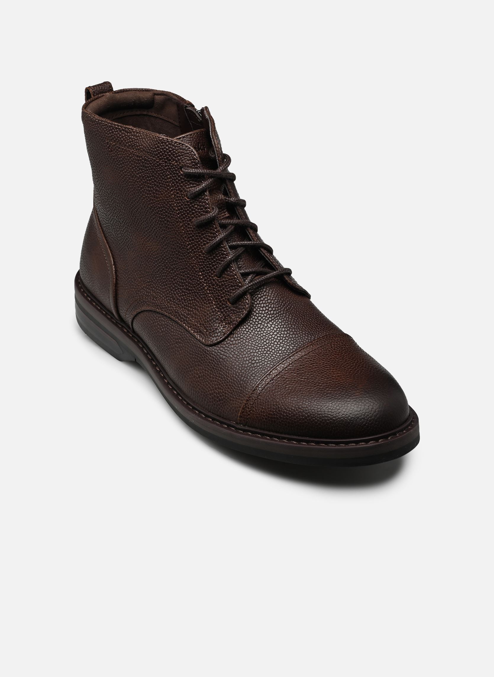 Enkellaarzen en boots Aldwin2 Cap heren bruin Clarks Enkellaarzen en boots Aldwin2 Cap heren bruin BROWN LEATHER