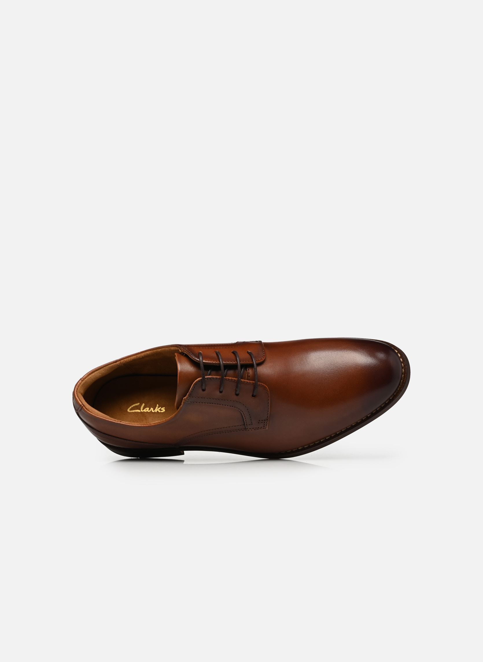 Derbies Bowburn Lace homme marron Clarks Derbies Bowburn Lace homme marron TAN LEATHER