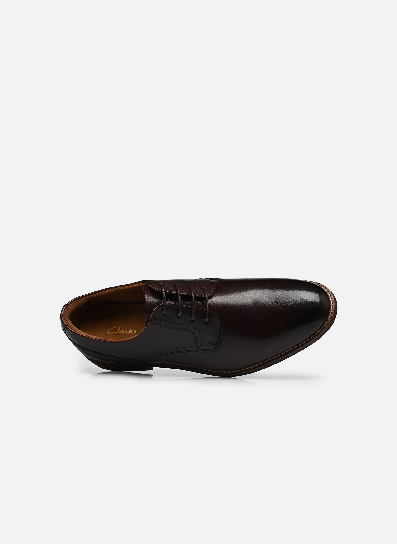 Derbies Bowburn Lace homme marron Clarks Derbies Bowburn Lace homme marron BROWN LEATHER