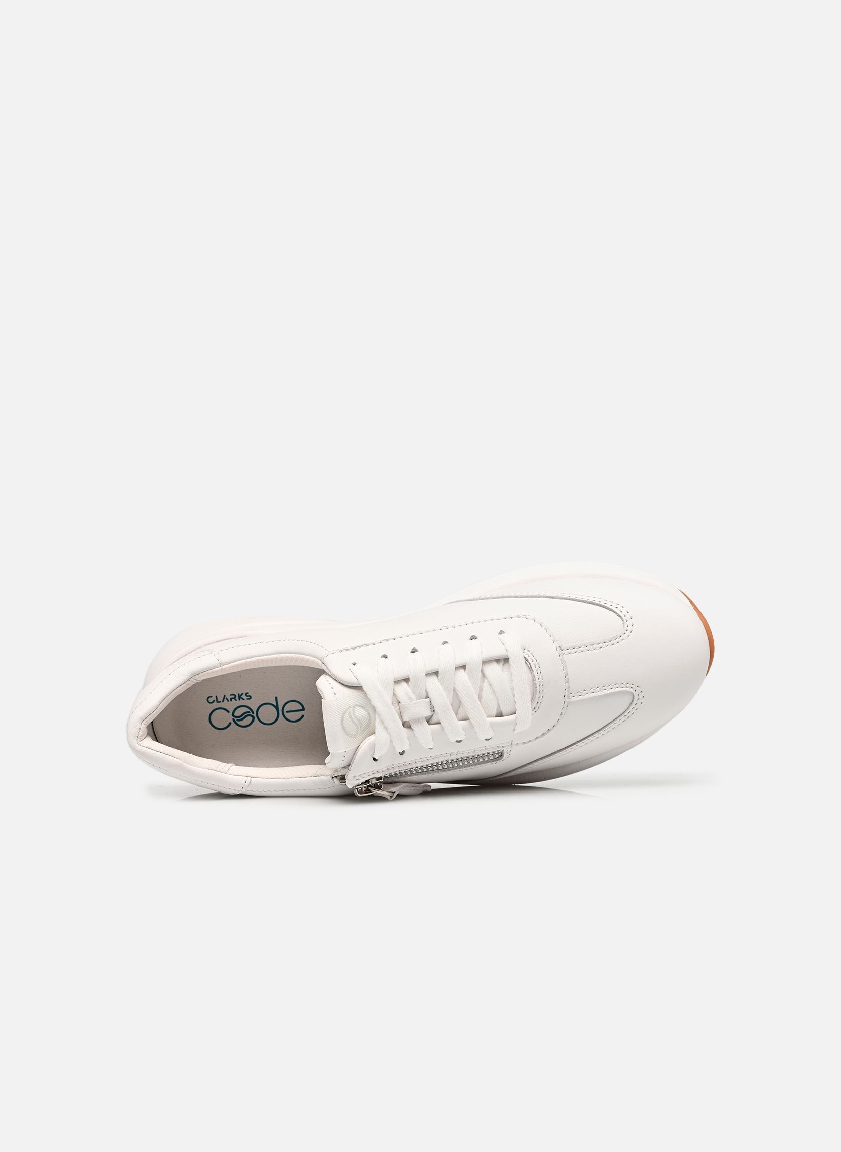 Baskets basses Code R Run femme blanc Clarks Baskets basses Code R Run femme blanc WHITE LEATHER