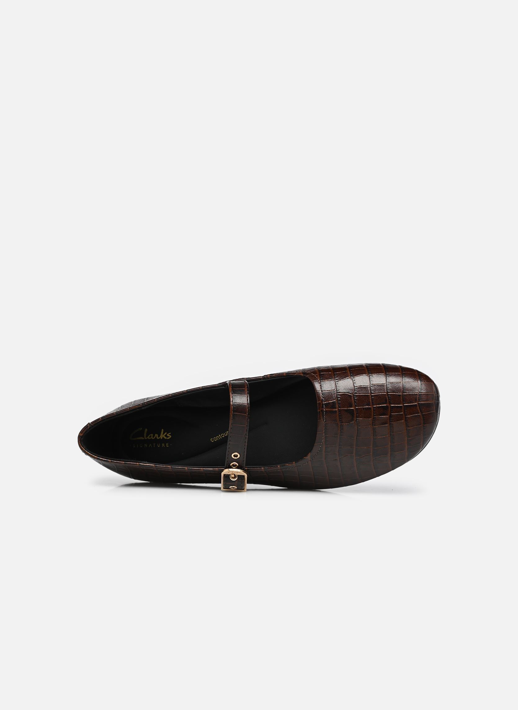 Babies Livia Jane femme marron Clarks Babies Livia Jane femme marron DARK BROWN CROC