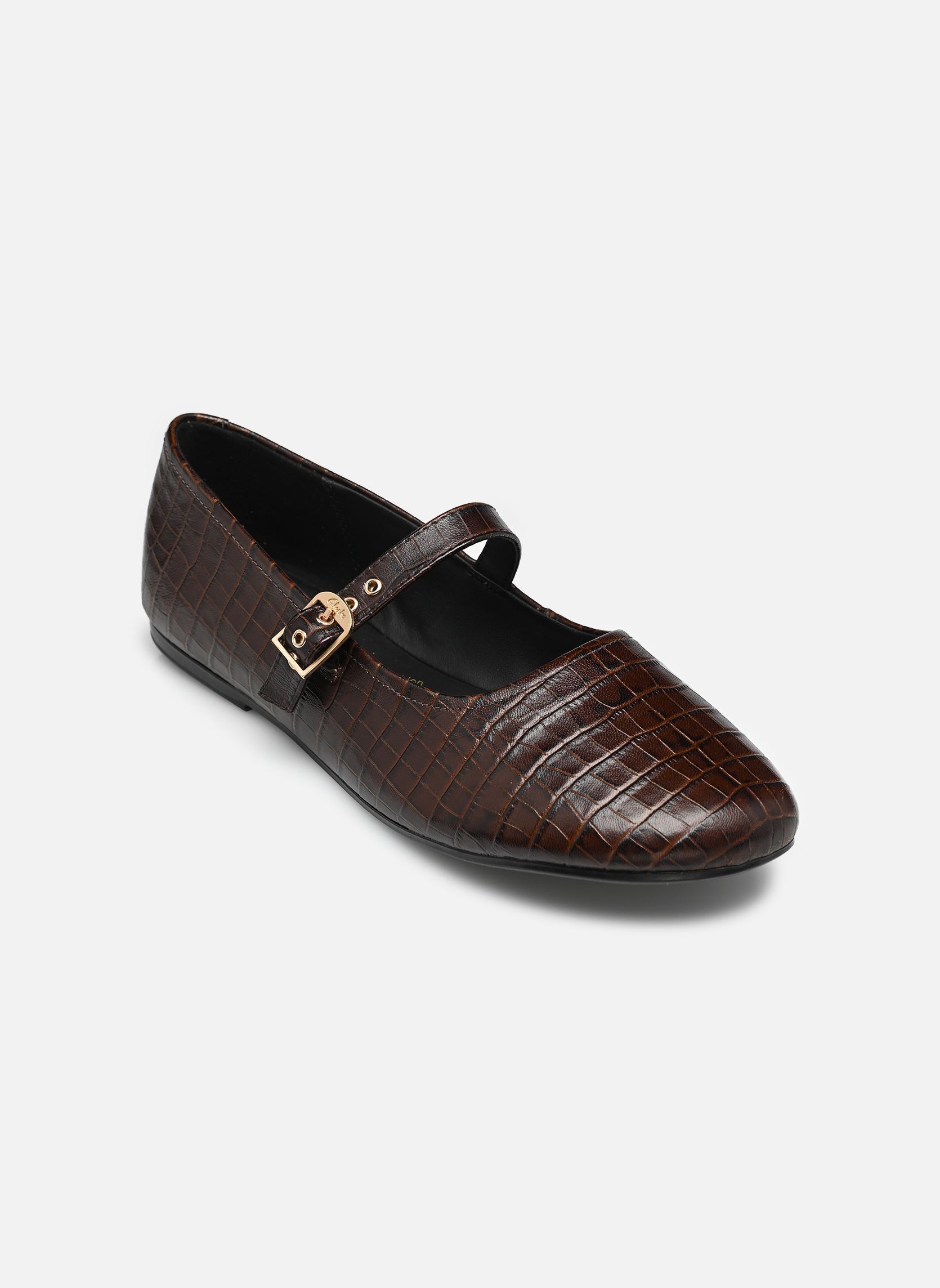Babies Livia Jane femme marron Clarks Babies Livia Jane femme marron DARK BROWN CROC
