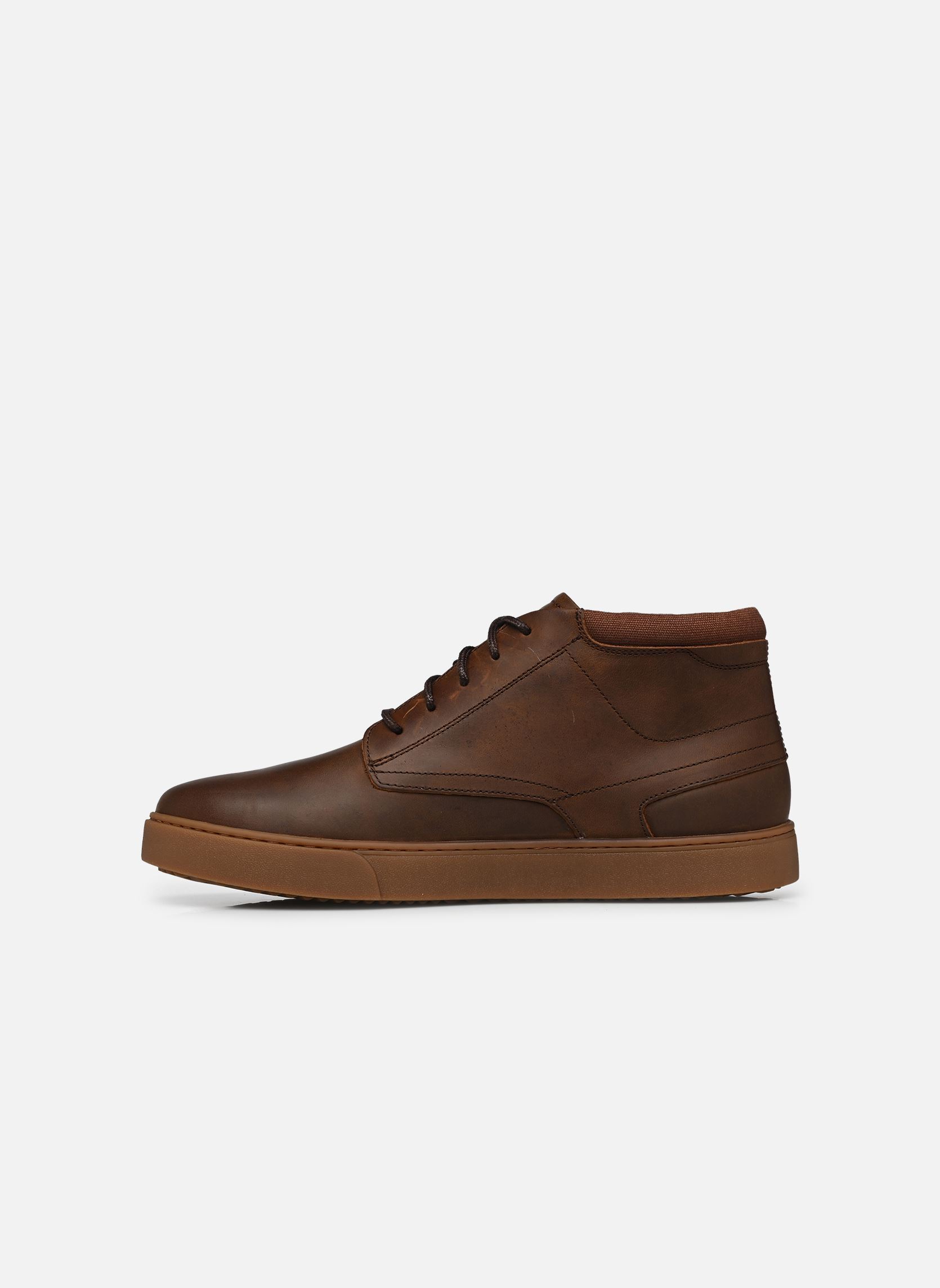 Enkellaarzen en boots Lydford Mid heren bruin Clarks Enkellaarzen en boots Lydford Mid heren bruin BEESWAX LEATHER