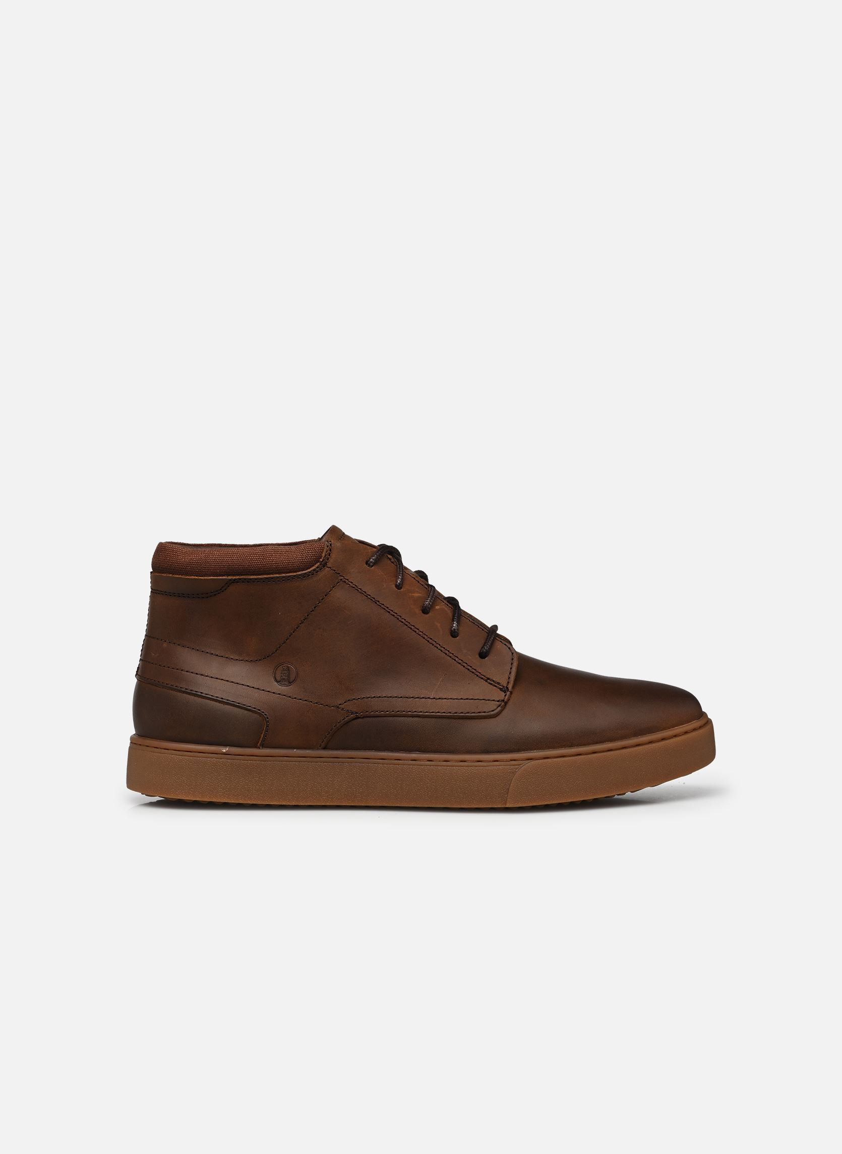 Enkellaarzen en boots Lydford Mid heren bruin Clarks Enkellaarzen en boots Lydford Mid heren bruin BEESWAX LEATHER