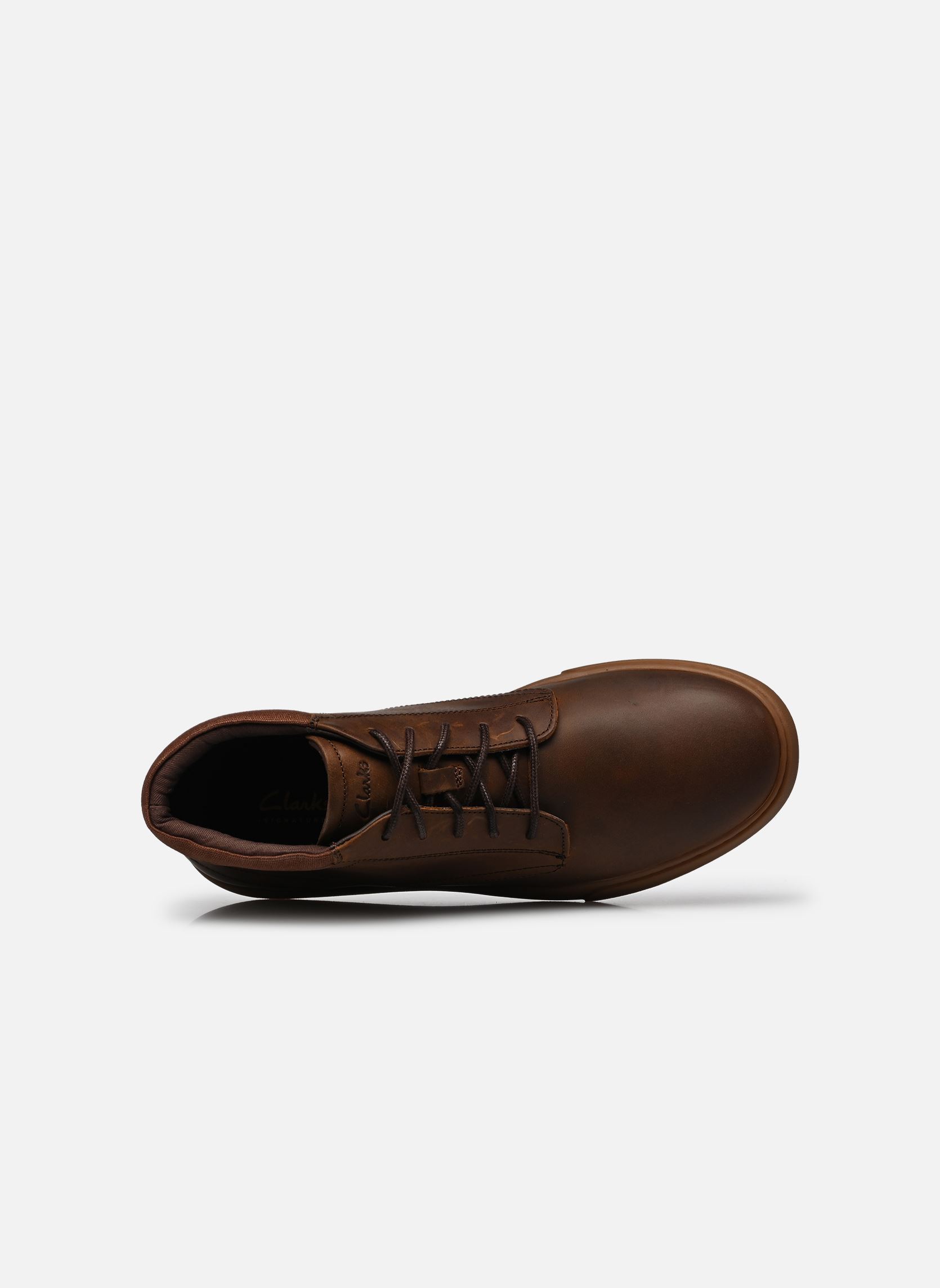 Enkellaarzen en boots Lydford Mid heren bruin Clarks Enkellaarzen en boots Lydford Mid heren bruin BEESWAX LEATHER