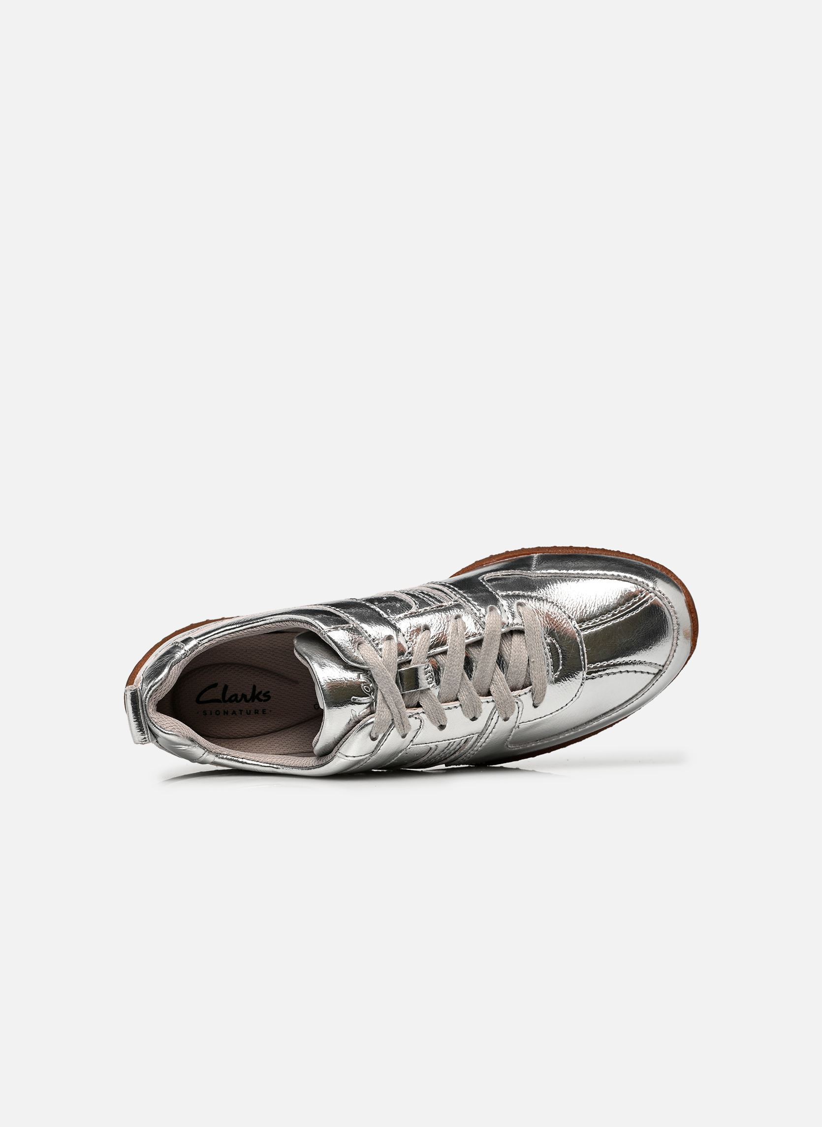 Baskets basses Meridor Lace femme argent Clarks Baskets basses Meridor Lace femme argent SILVER LEATHER