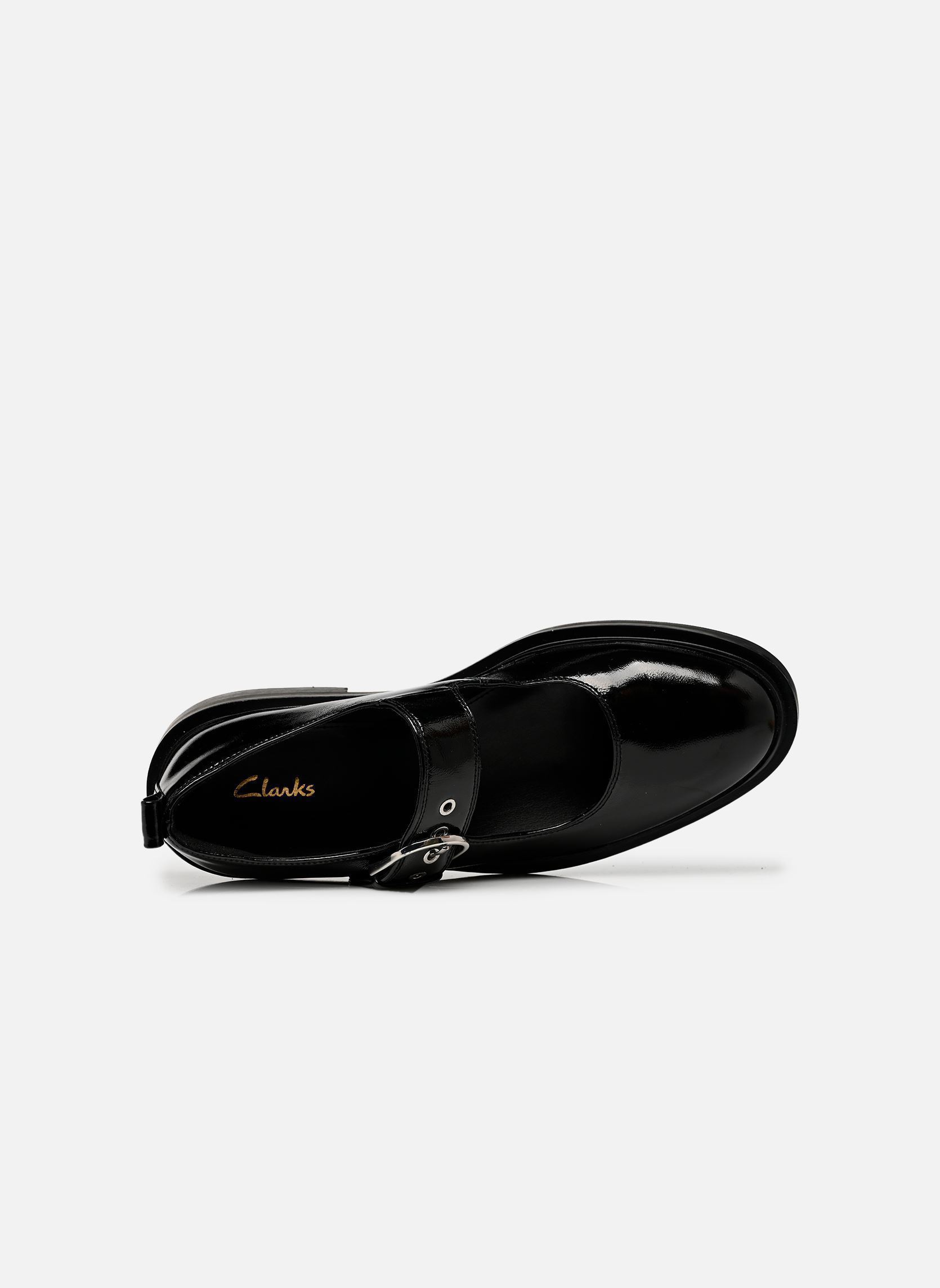 Babies Previa Bar femme noir Clarks Babies Previa Bar femme noir BLACK PAT