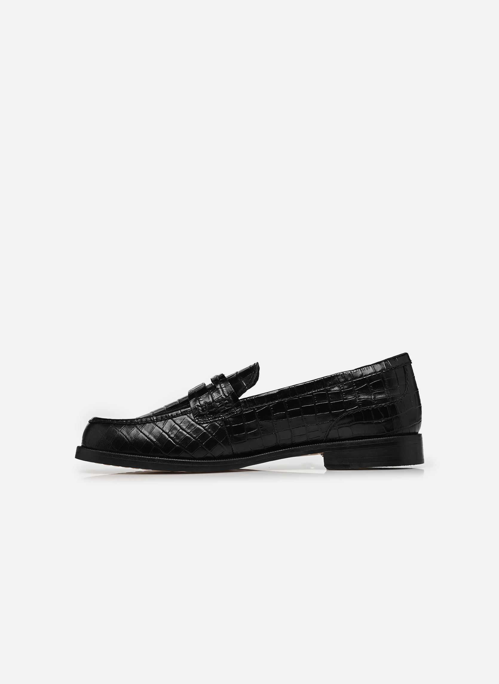Mocassins Straven2 Penny dames zwart Clarks Mocassins Straven2 Penny dames zwart BLACK CROC