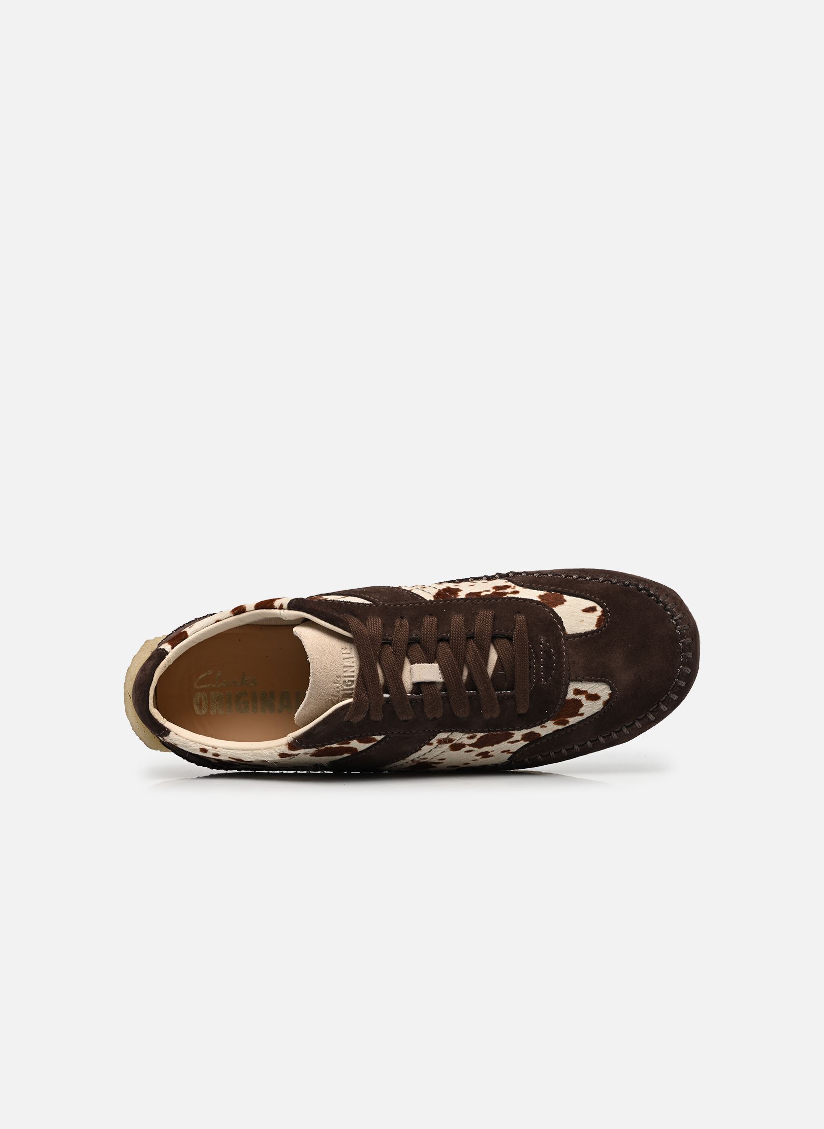 Baskets basses Tor Low femme marron Clarks Baskets basses Tor Low femme marron BROWN COW PRINT