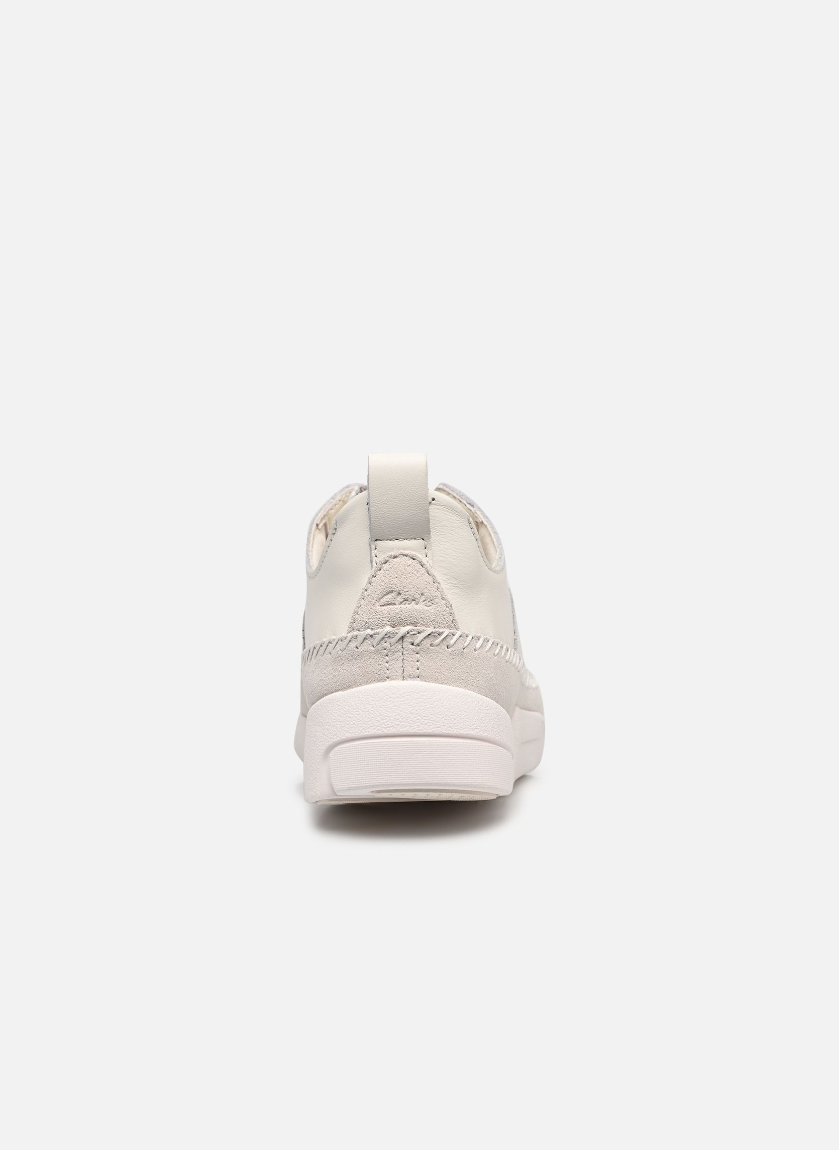 Baskets Trigenic2Flex femme blanc Clarks Baskets Trigenic2Flex femme blanc WHITE LEATHER