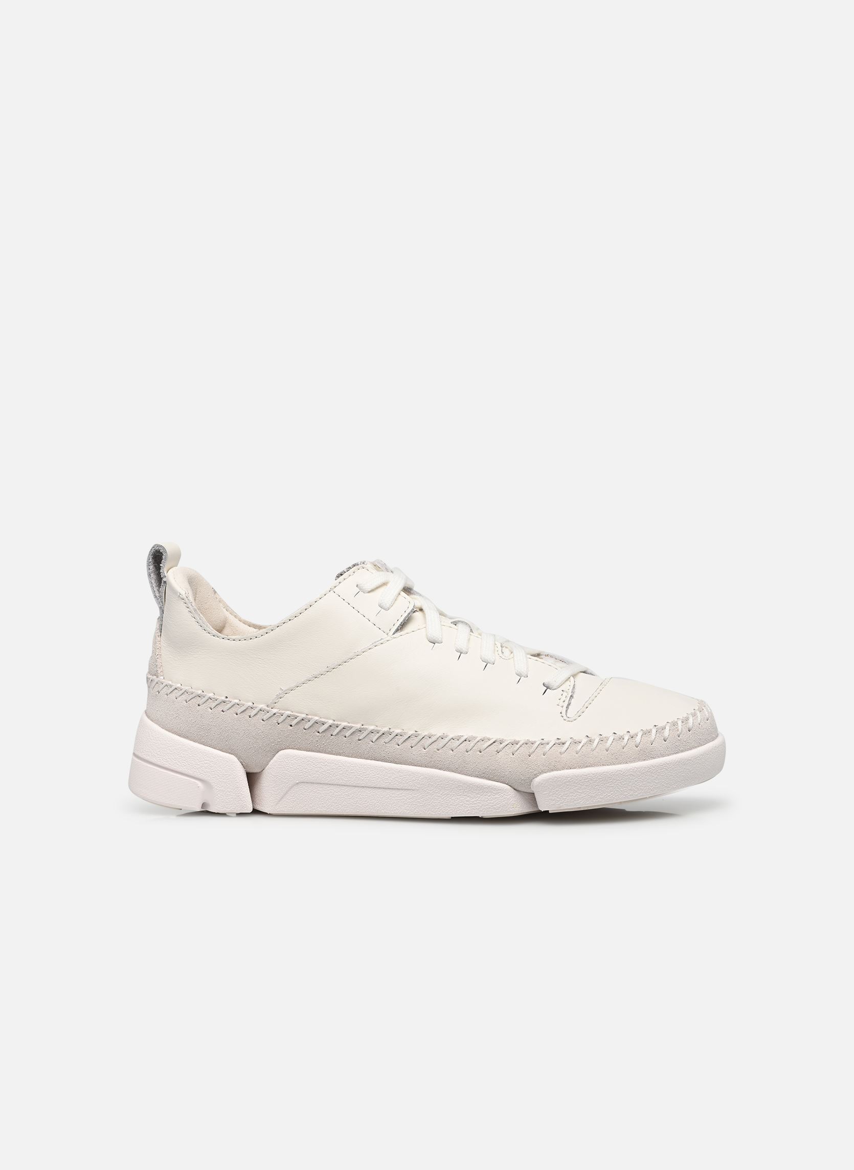 Baskets Trigenic2Flex femme blanc Clarks Baskets Trigenic2Flex femme blanc WHITE LEATHER