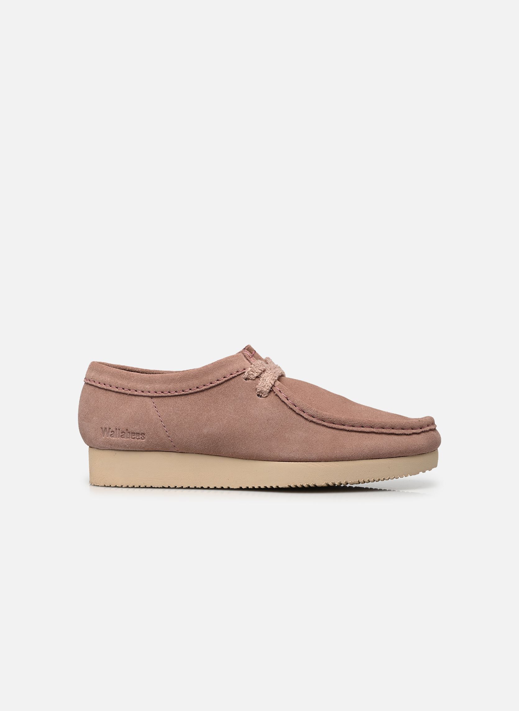 Derbies Wallabee Lite femme rose Clarks Derbies Wallabee Lite femme rose PINK SUEDE