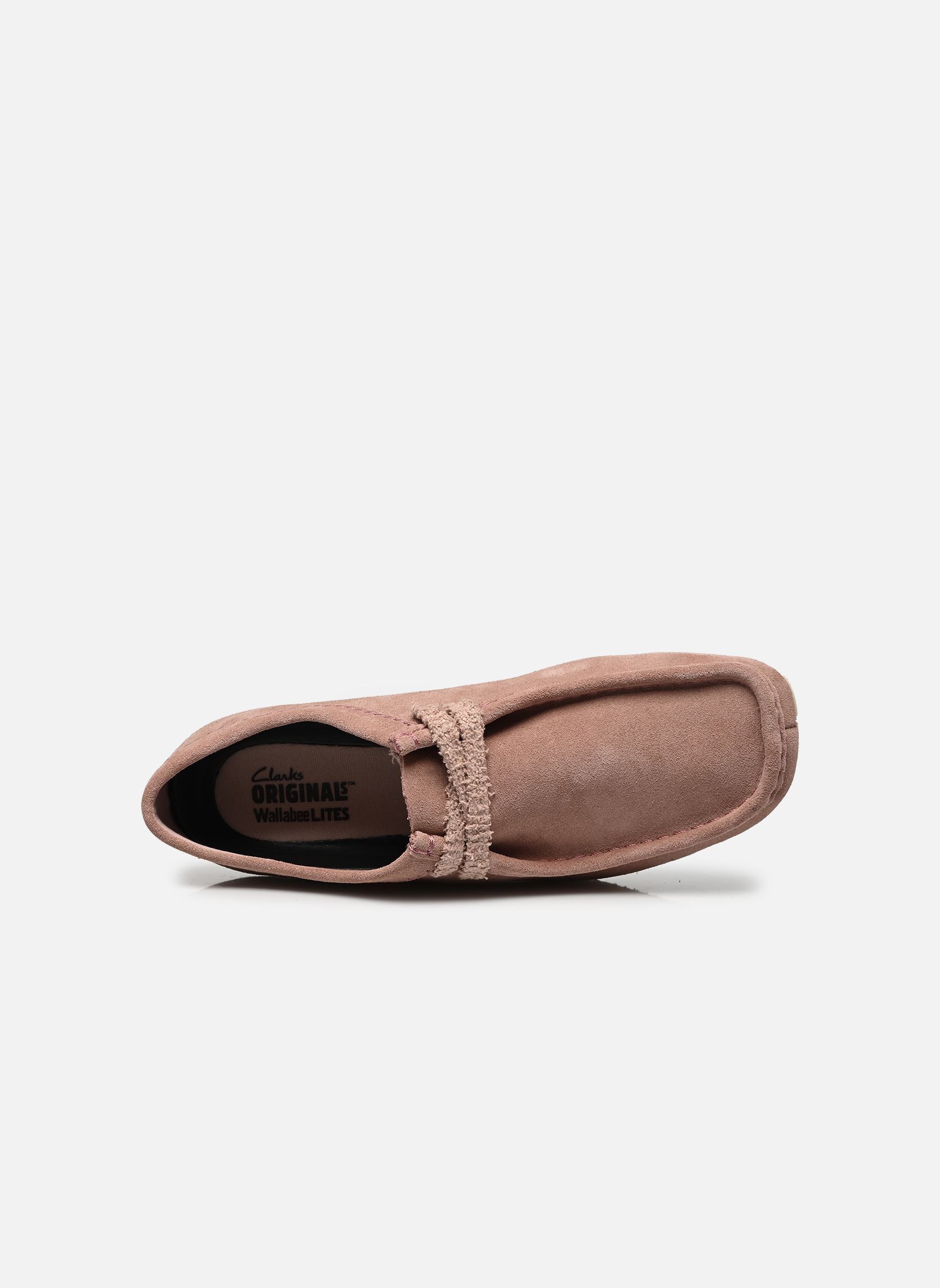 Derbies Wallabee Lite femme rose Clarks Derbies Wallabee Lite femme rose PINK SUEDE