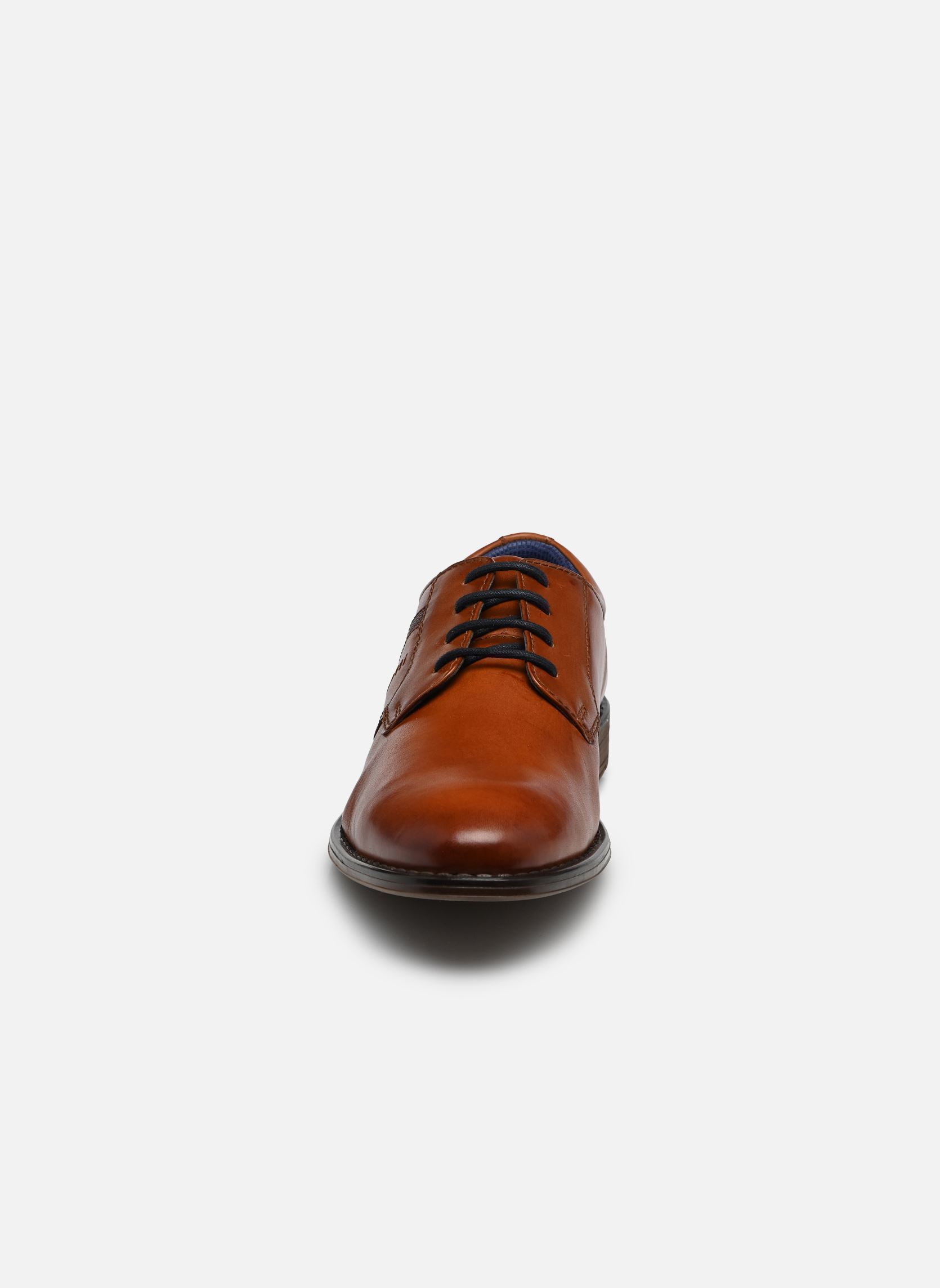 Stadsschoenen Pia heren bruin Bugatti Stadsschoenen Pia heren bruin COGNAC