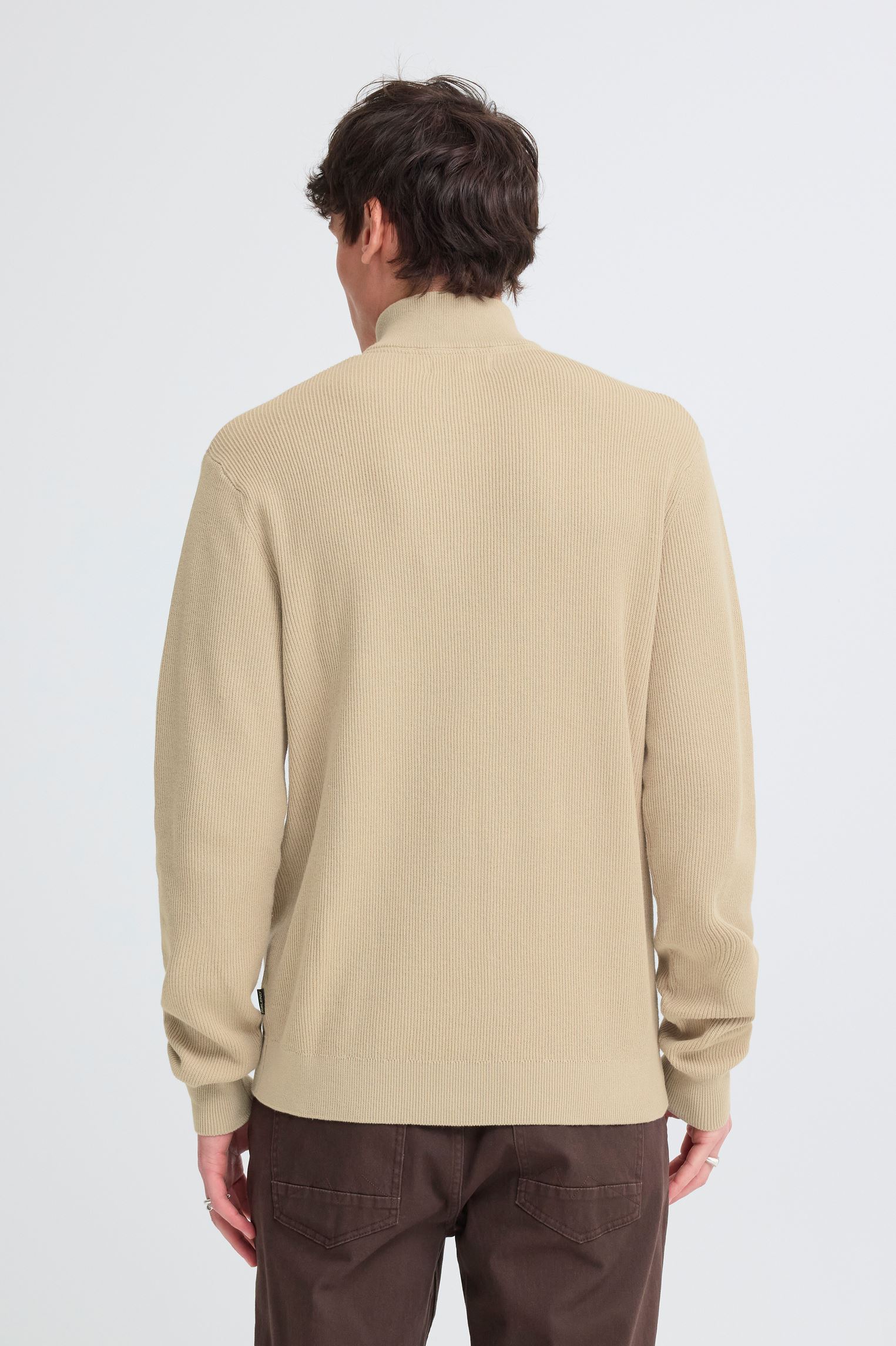 Pulls Bhbadal Half Zipp homme beige Blend Pulls Bhbadal Half Zipp homme beige CROCKERY