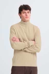 Pulls Bhbadal Half Zipp homme beige Blend Pulls Bhbadal Half Zipp homme beige CROCKERY