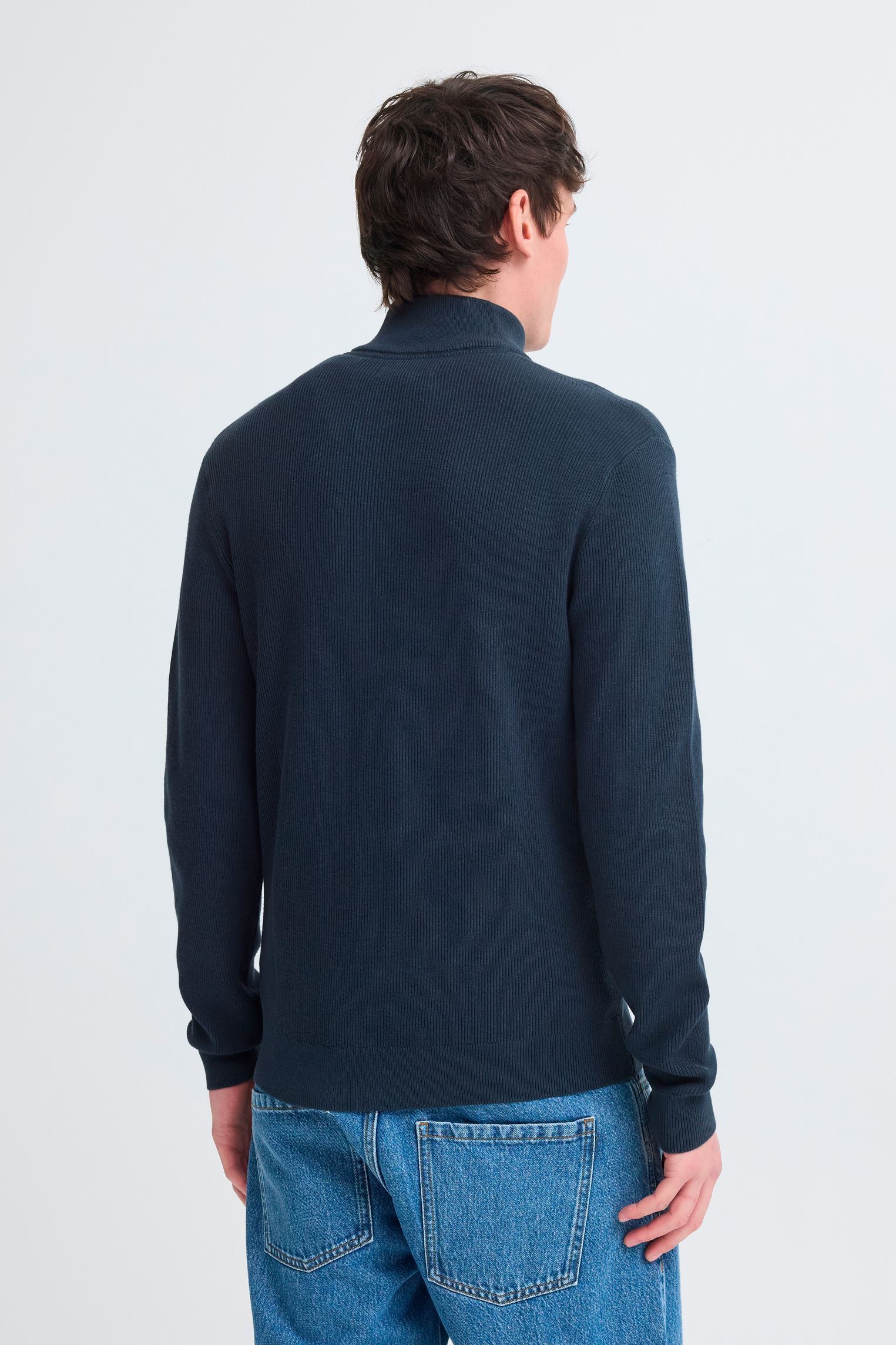 Pulls Bhbadal Zipp homme marine Blend Pulls Bhbadal Zipp homme marine SALUTE