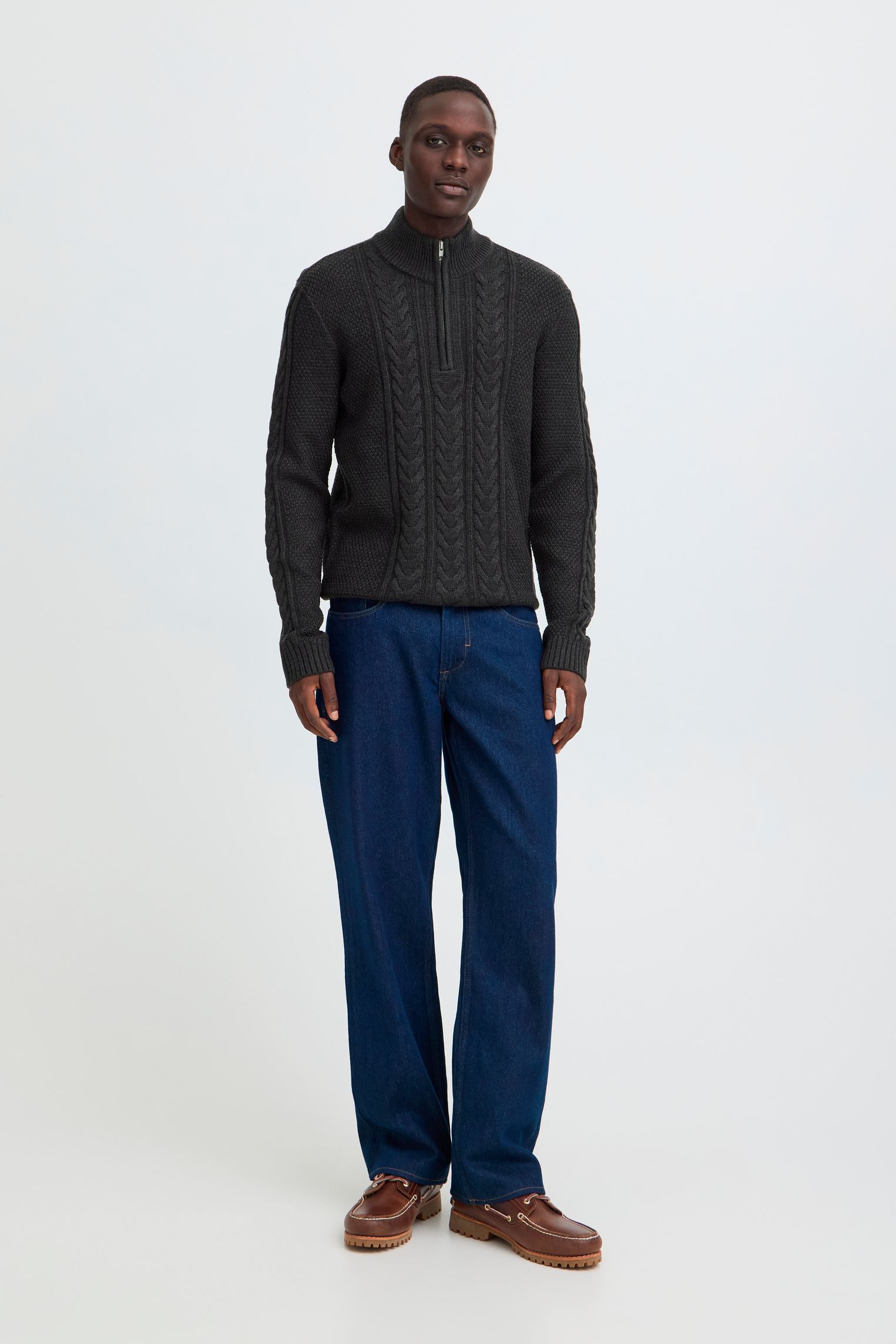 Pulls Bhbasim Half Zipp homme noir Blend Pulls Bhbasim Half Zipp homme noir BLACK BEAUTY