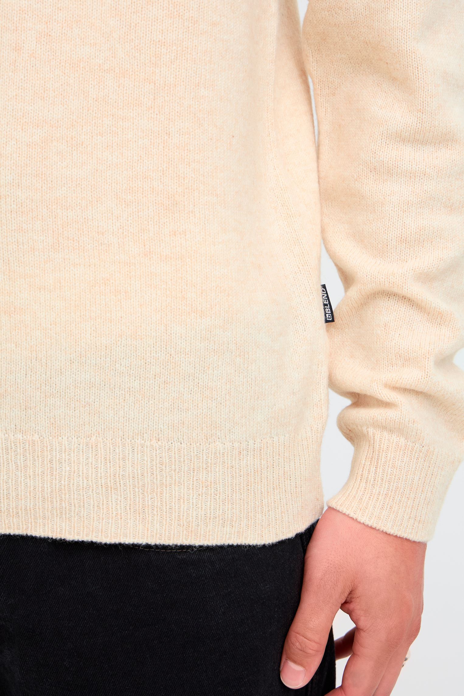 Pulls Bhbranko Crew Knit Noos homme beige Blend Pulls Bhbranko Crew Knit Noos homme beige CROCKERY MELANGE