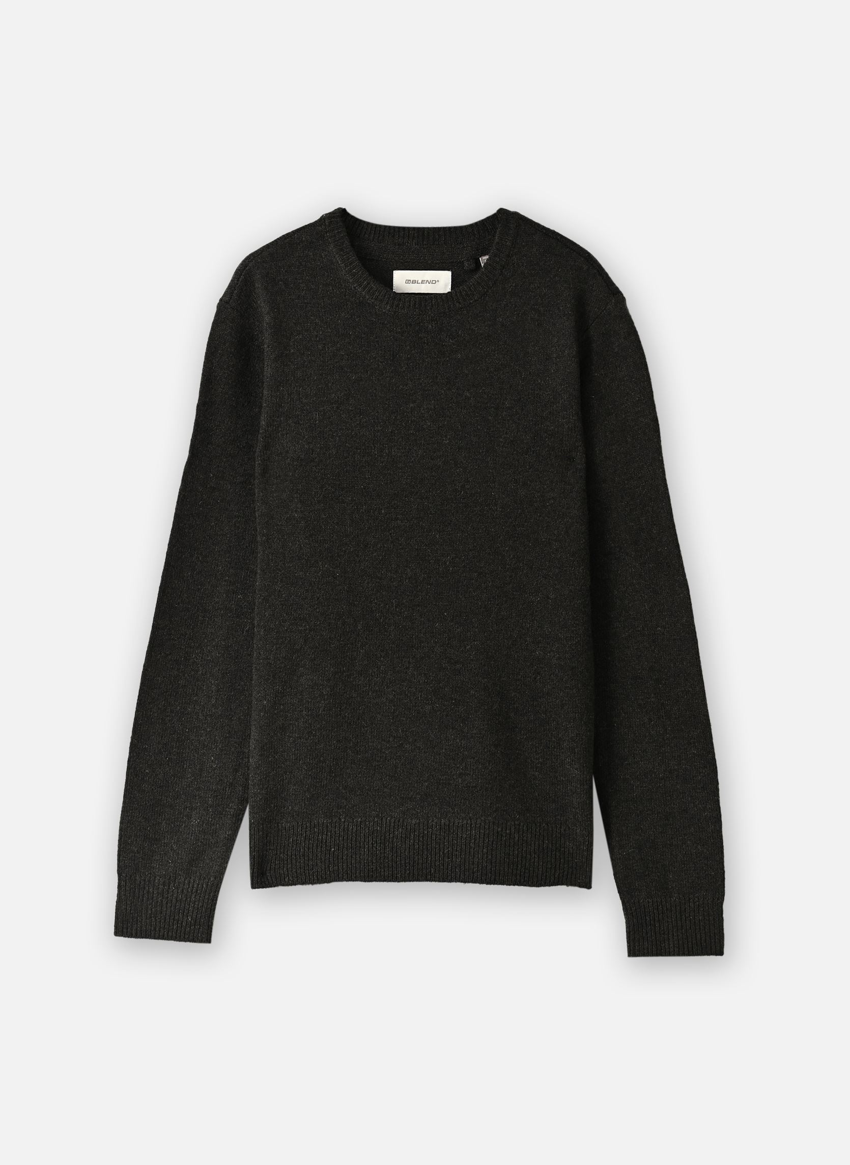 Truien Bhbranko Crew Slim Knit heren groen Blend Truien Bhbranko Crew Slim Knit heren groen DEEP DEPTHS MELANGE