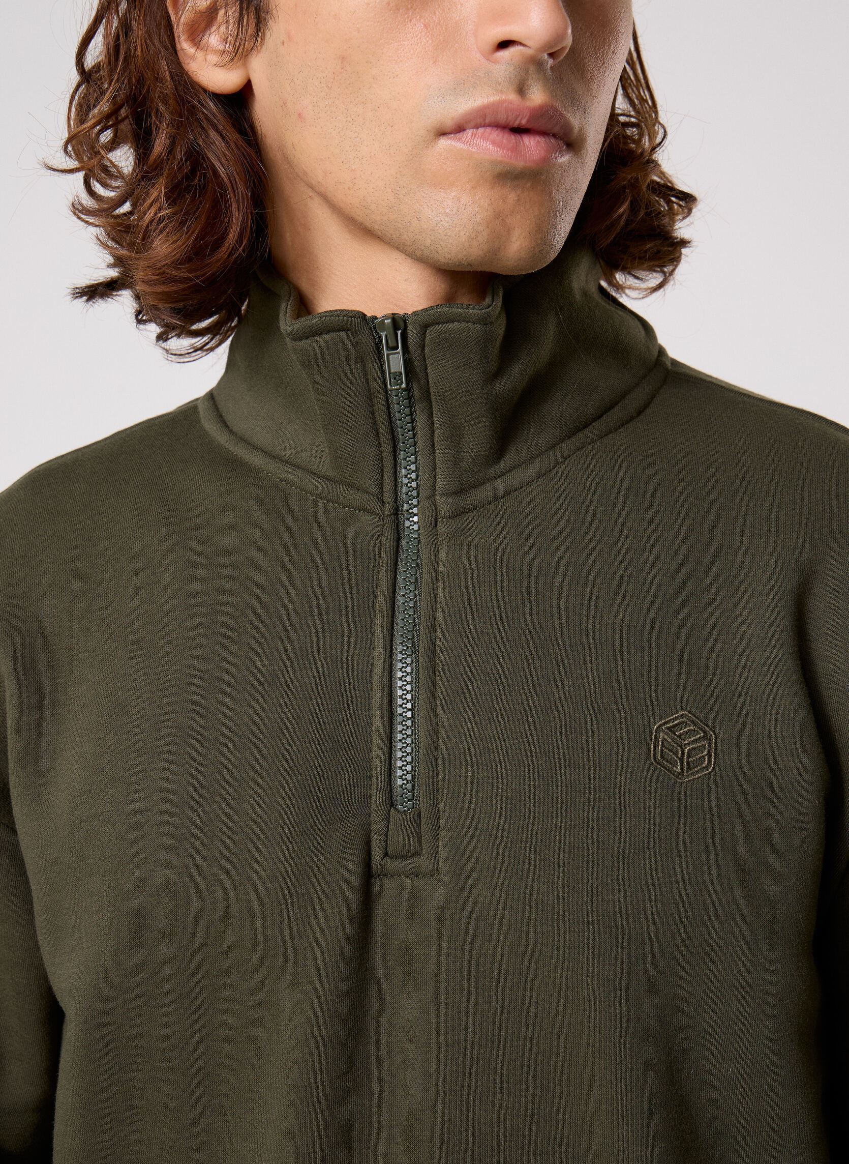 Sweats Bhjuste 1/2 Zp Sweatshirt homme kaki Blend Sweats Bhjuste 1/2 Zp Sweatshirt homme kaki FOREST NIGHT