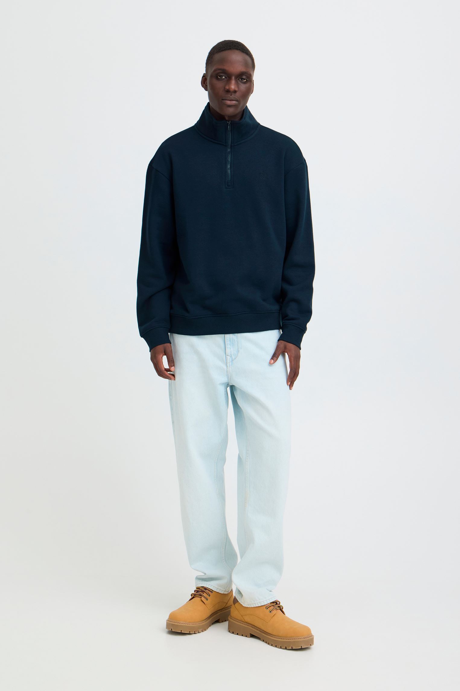 Sweats Bhjuste 1/2 Zp Sweatshirt homme marine Blend Sweats Bhjuste 1/2 Zp Sweatshirt homme marine SALUTE