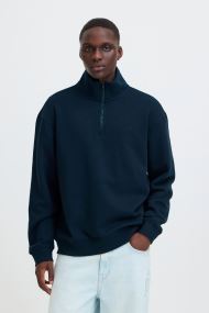 Sweats Bhjuste 1/2 Zp Sweatshirt homme kaki