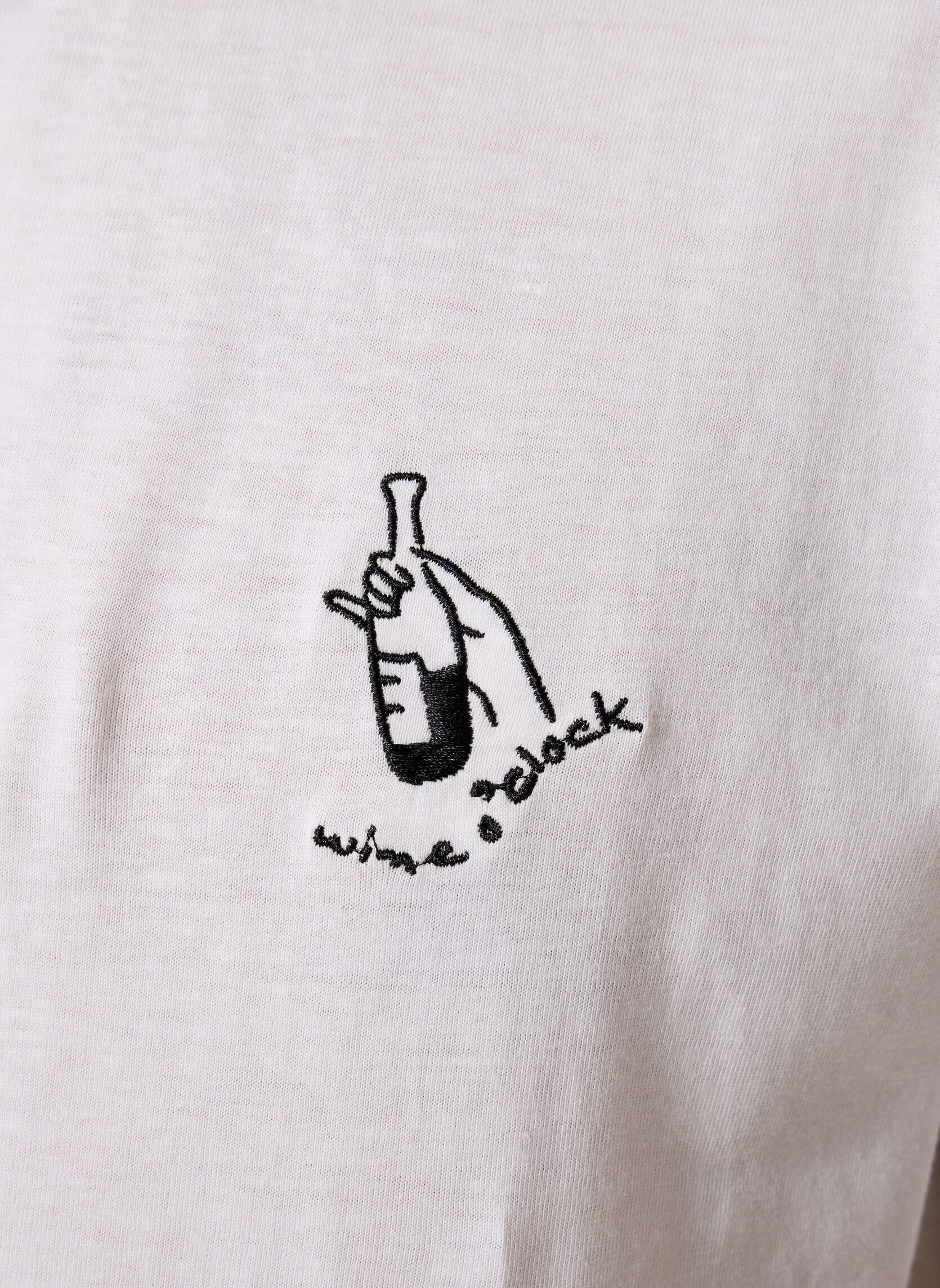Tee-shirts Bhkaz S/S Emb Tee homme blanc Blend Tee-shirts Bhkaz S/S Emb Tee homme blanc SNOW WHITE WINE