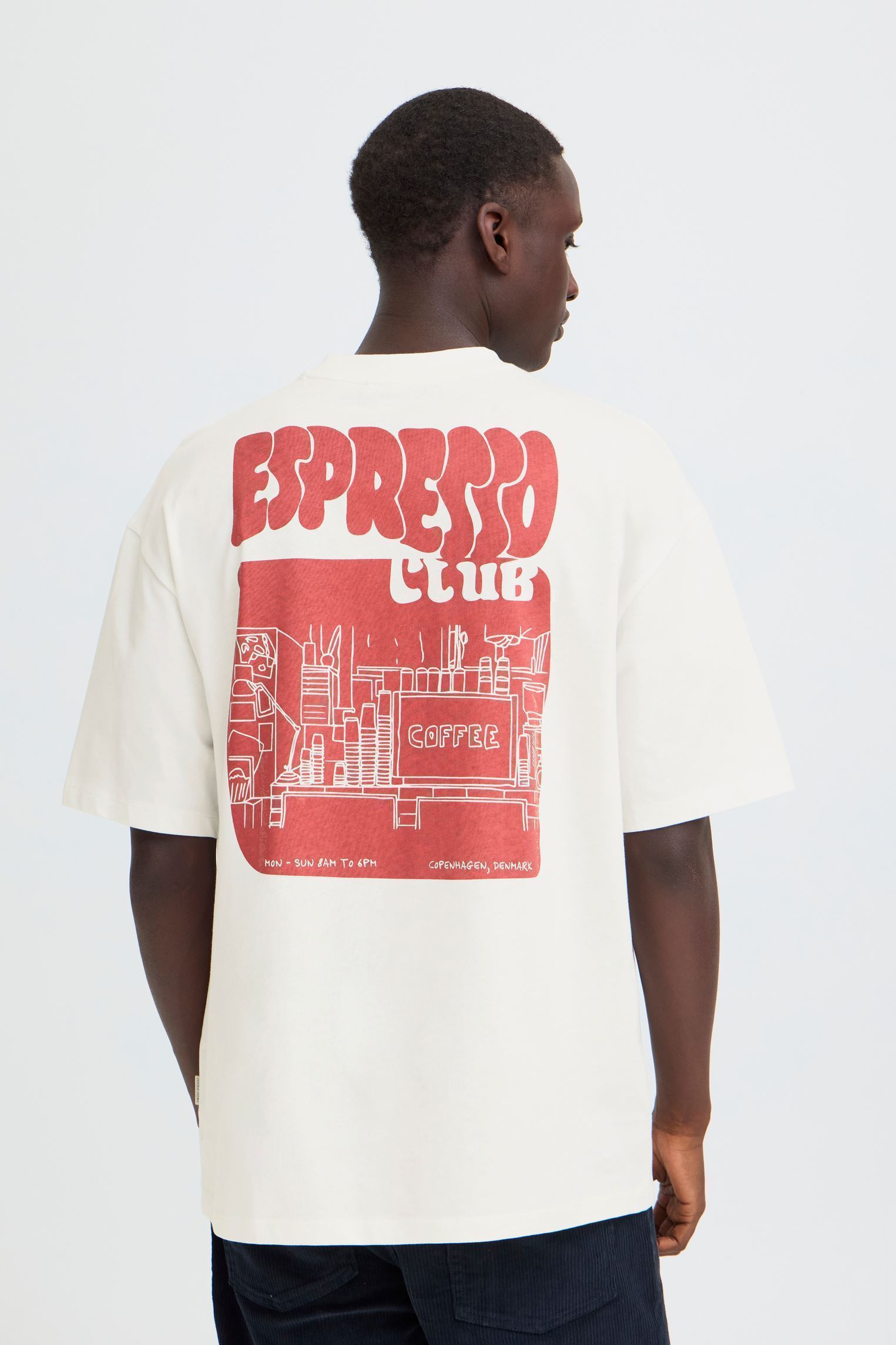 Tee-shirts Bhkeegan S/S Graphic Tee homme blanc Blend Tee-shirts Bhkeegan S/S Graphic Tee homme blanc SNOW WHITE