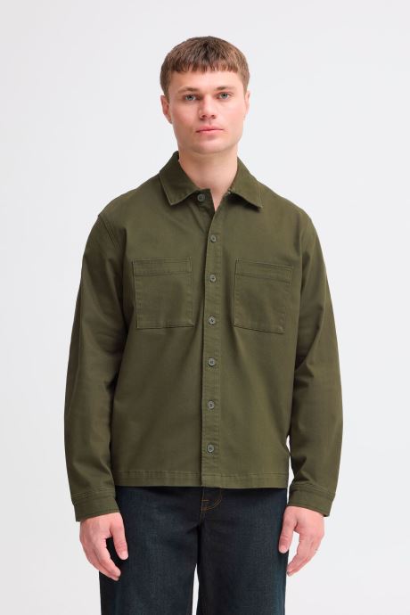 Blend Chemises Bhmeino Overshirt homme kaki