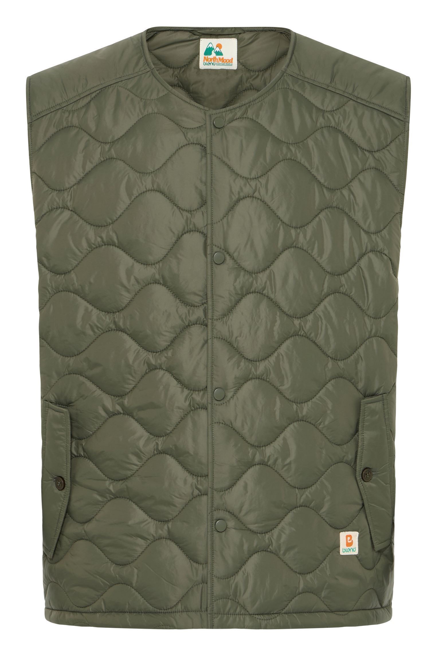 Vestes et manteaux Bhnorth Waistcoat homme vert Blend Vestes et manteaux Bhnorth Waistcoat homme vert DEEP DEPTHS
