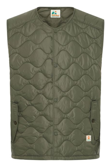 Blend Vestes et manteaux Bhnorth Waistcoat homme vert