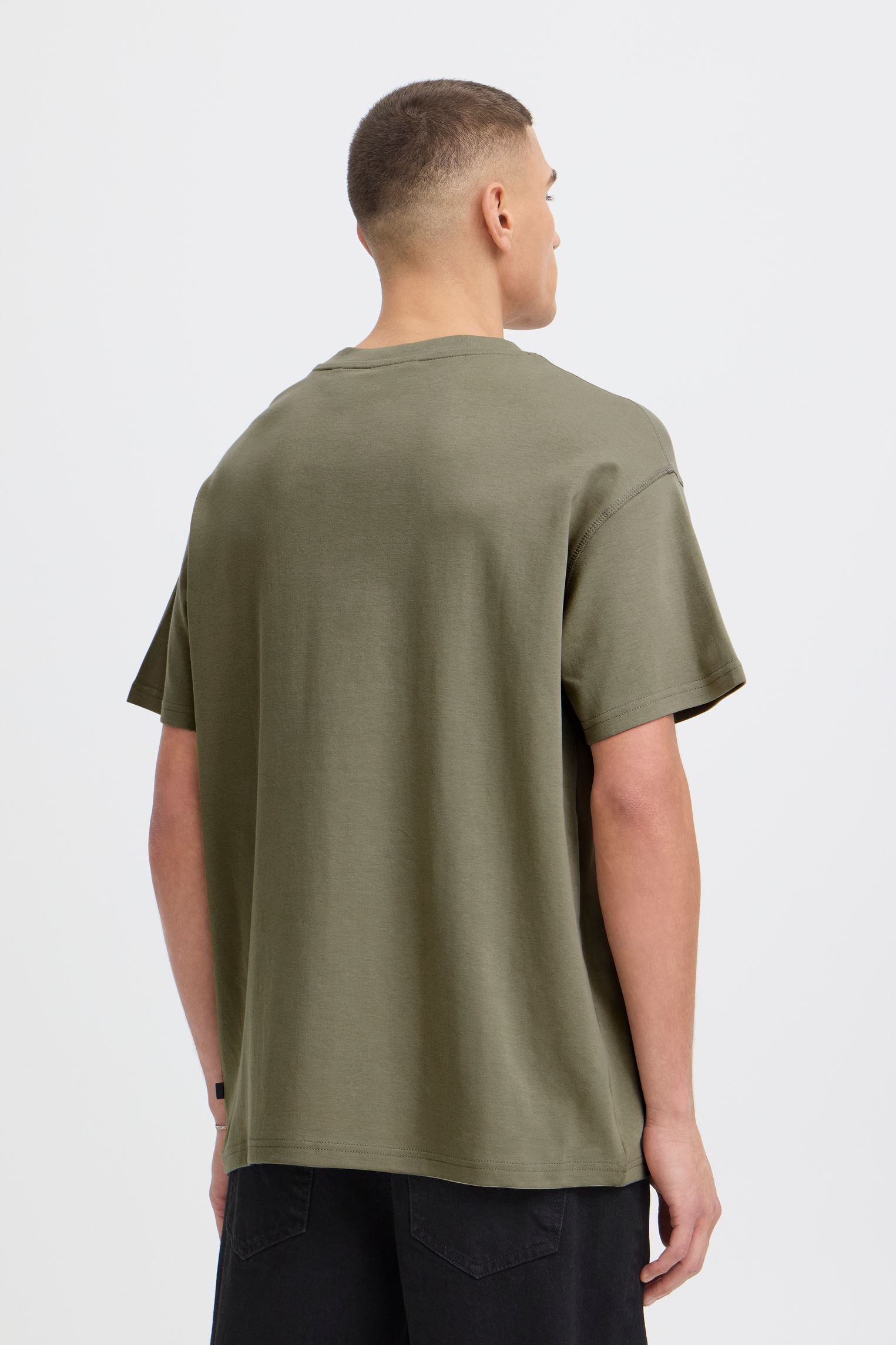 Tee-shirts Sddanton Noos homme kaki SOLID Tee-shirts Sddanton Noos homme kaki VETIVER