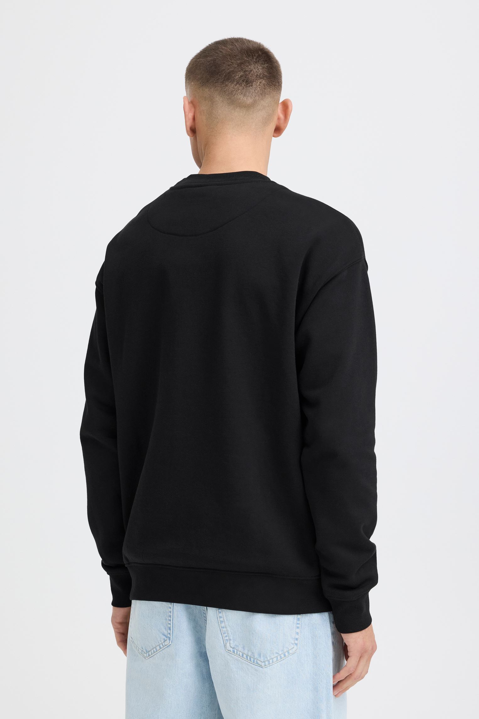 Sweats Sdlenz Crew Sweat Noos homme noir SOLID Sweats Sdlenz Crew Sweat Noos homme noir TRUE BLACK